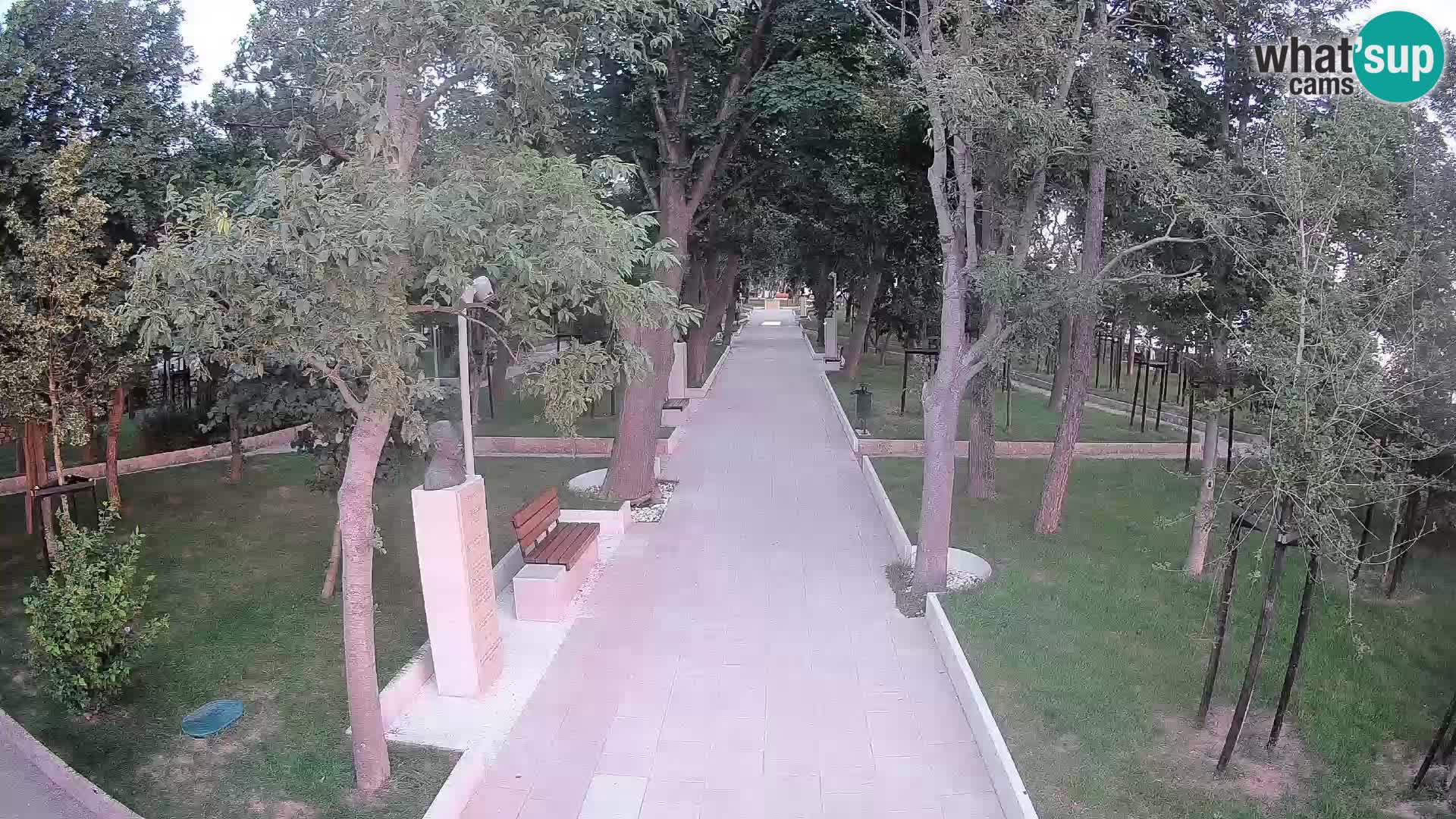 Writers’ Park Webcam Senj – Live by the Sea