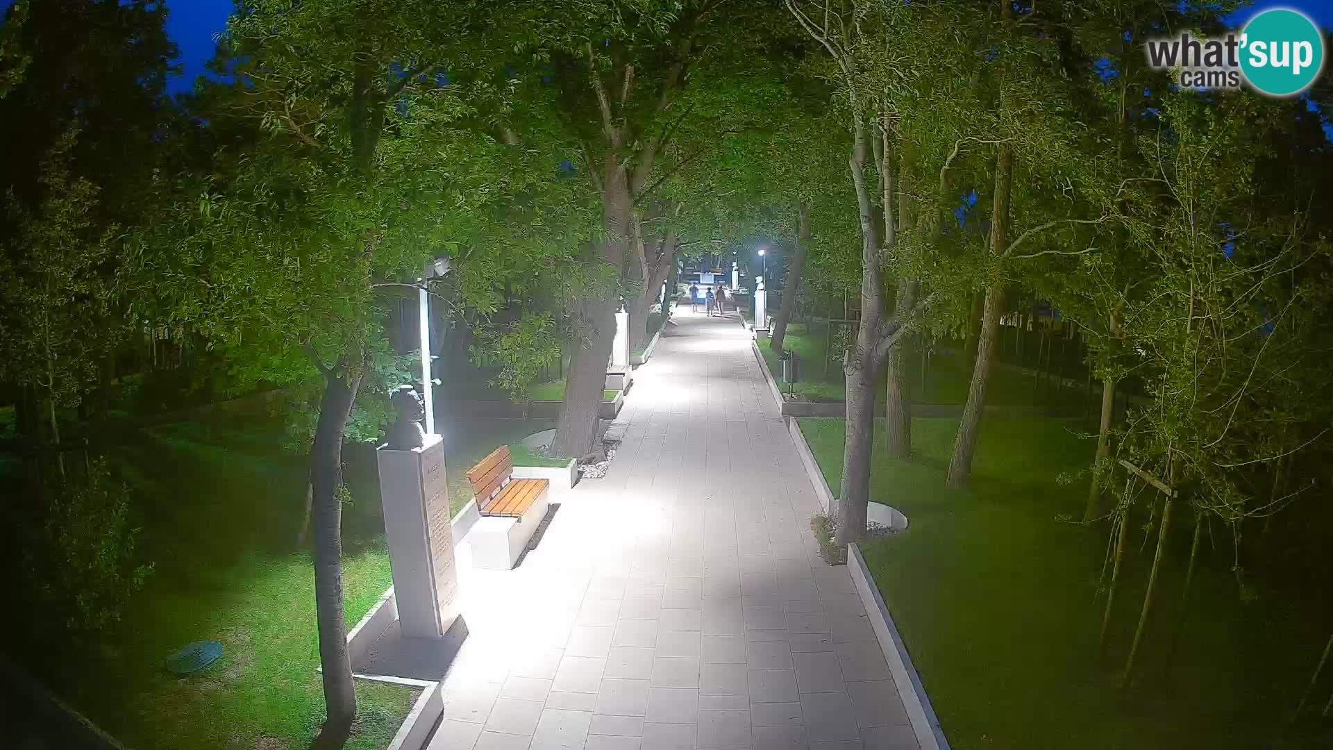 Webcam Schriftstellerpark Senj – Live am Meer