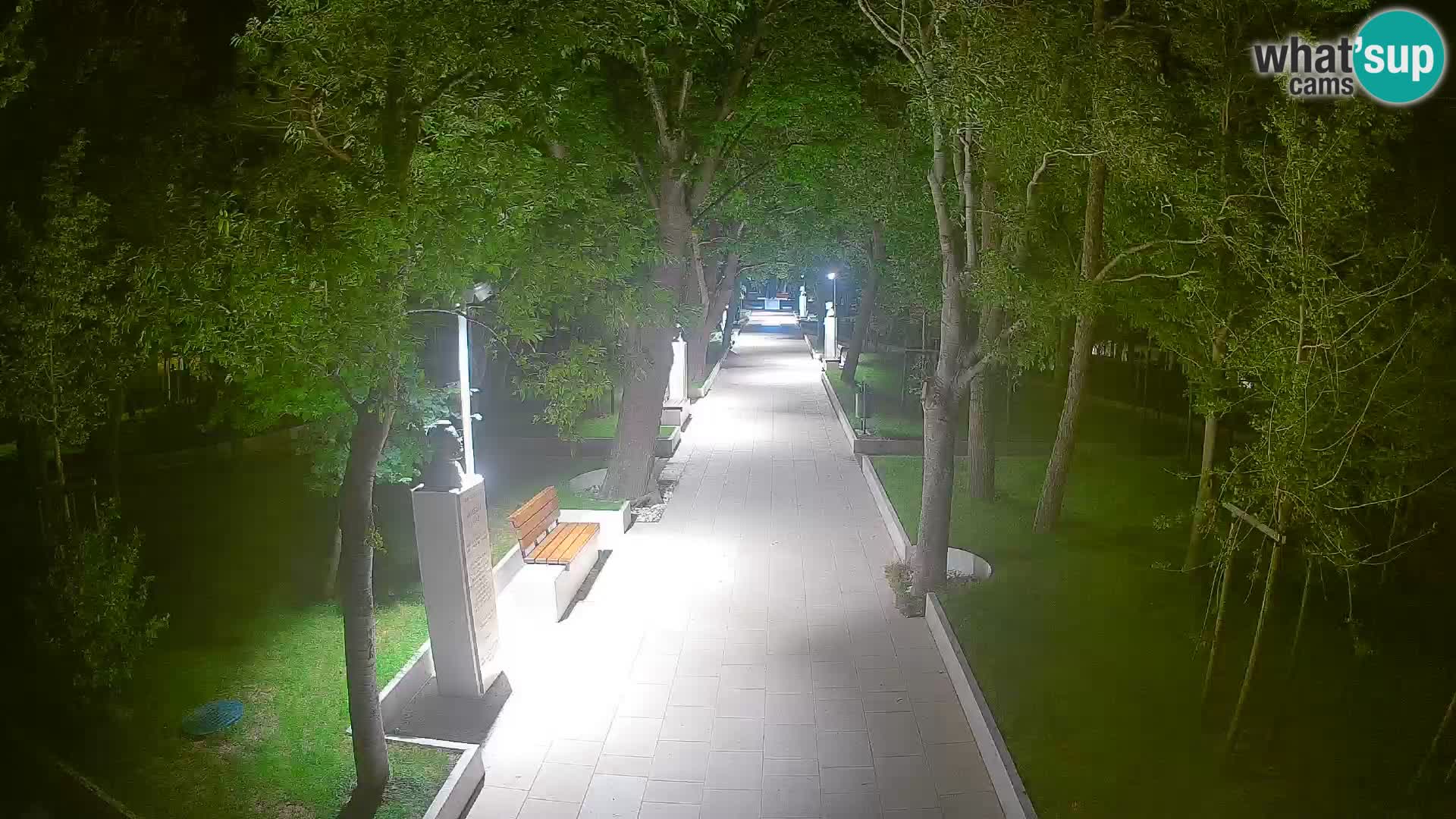 Writers’ Park Webcam Senj – Live by the Sea