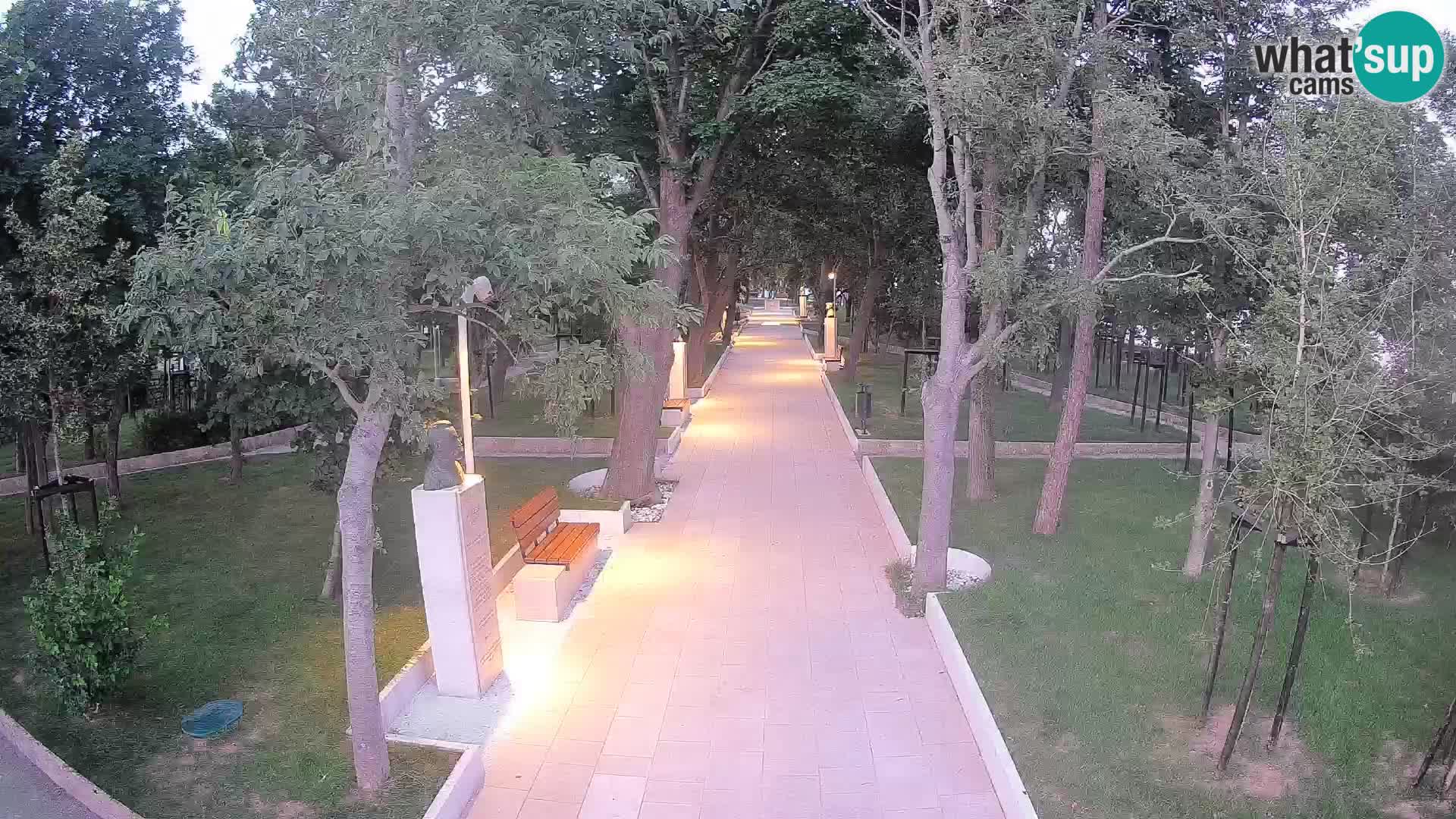 Webcam Schriftstellerpark Senj – Live am Meer