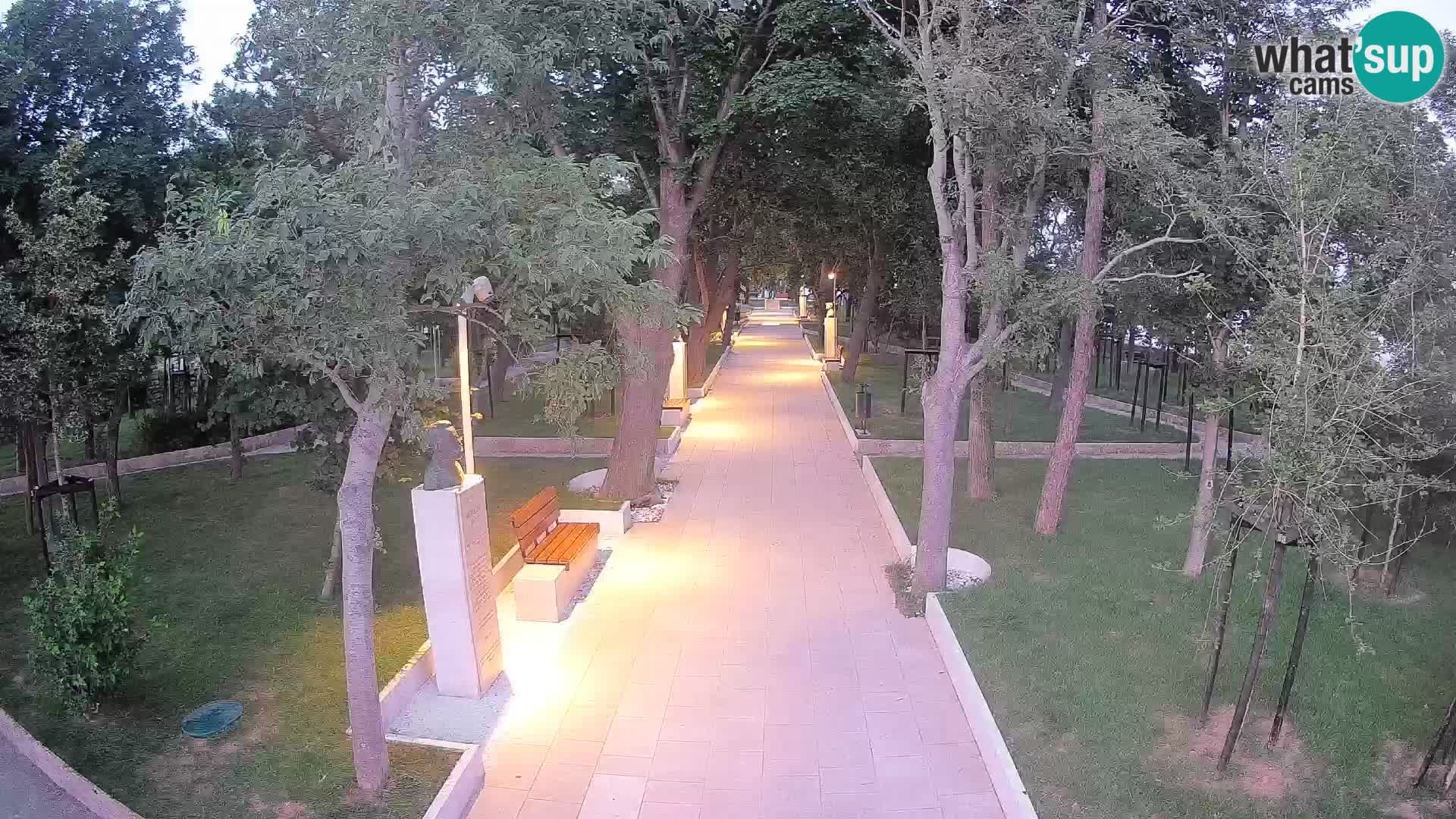 Writers’ Park Webcam Senj – Live by the Sea