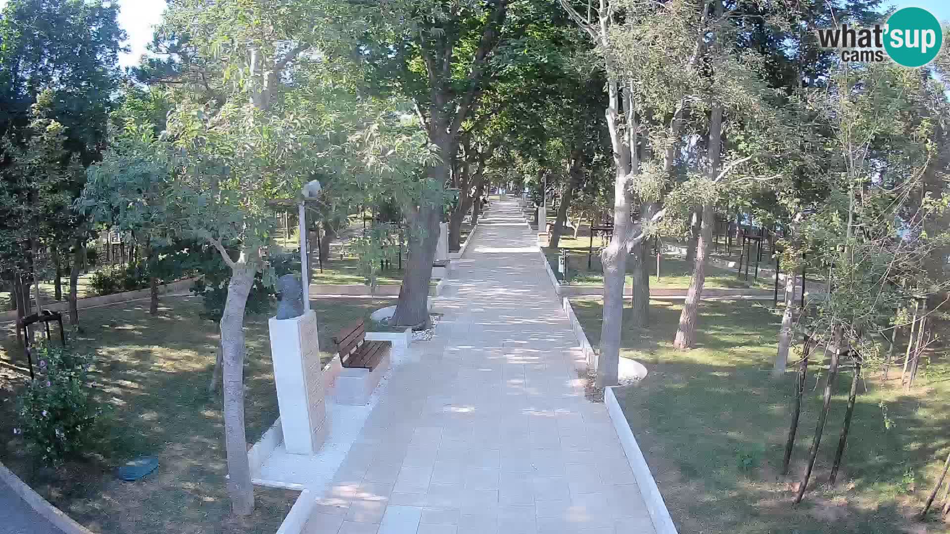 Writers’ Park Webcam Senj – Live by the Sea
