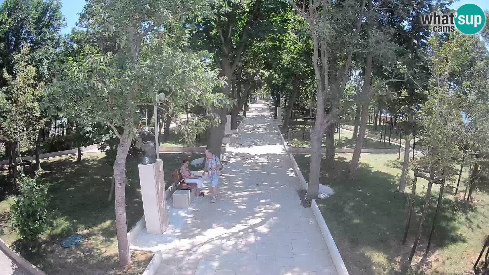 Writers’ Park Webcam Senj – Live by the Sea