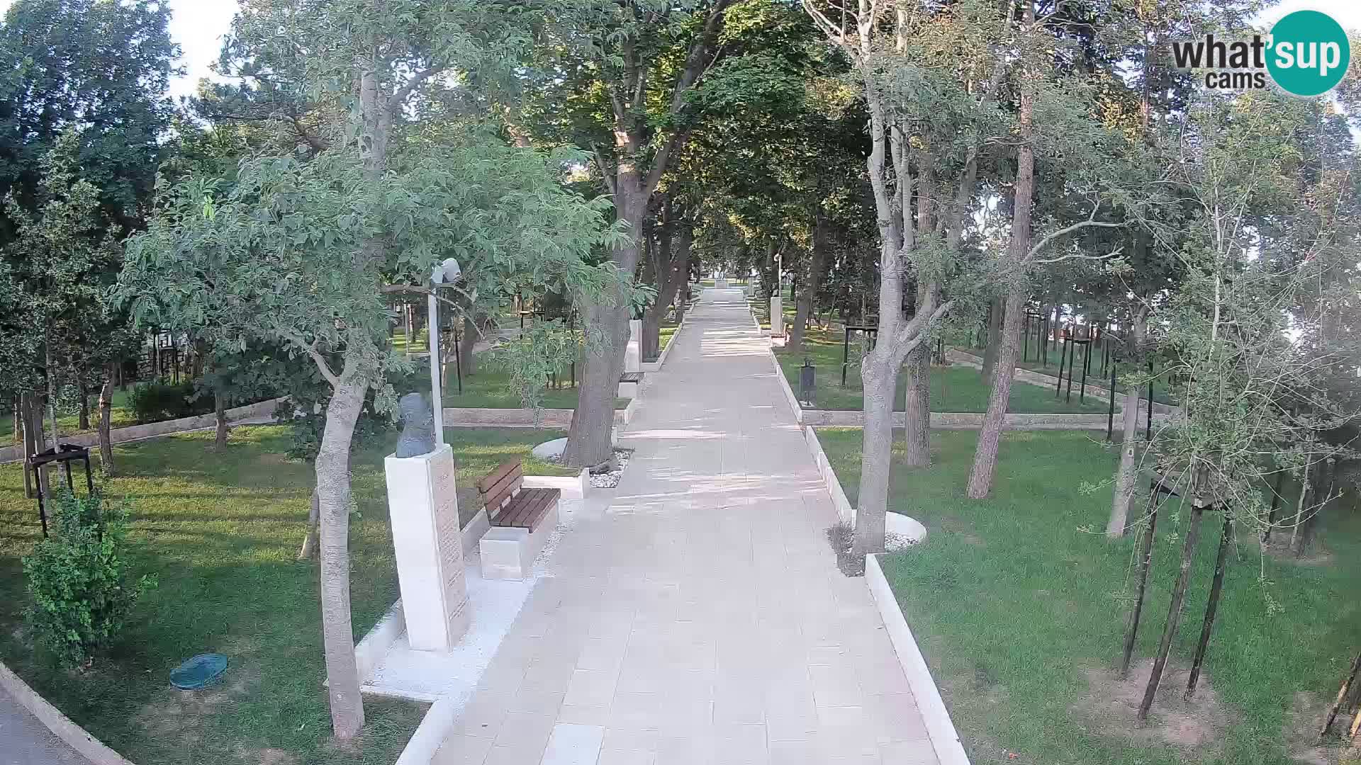 Writers’ Park Webcam Senj – Live by the Sea