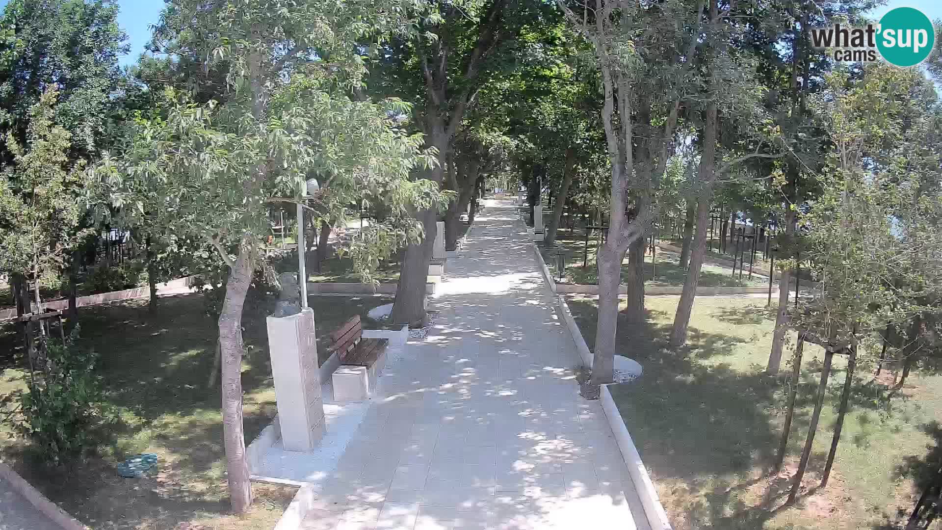 Webcam Schriftstellerpark Senj – Live am Meer