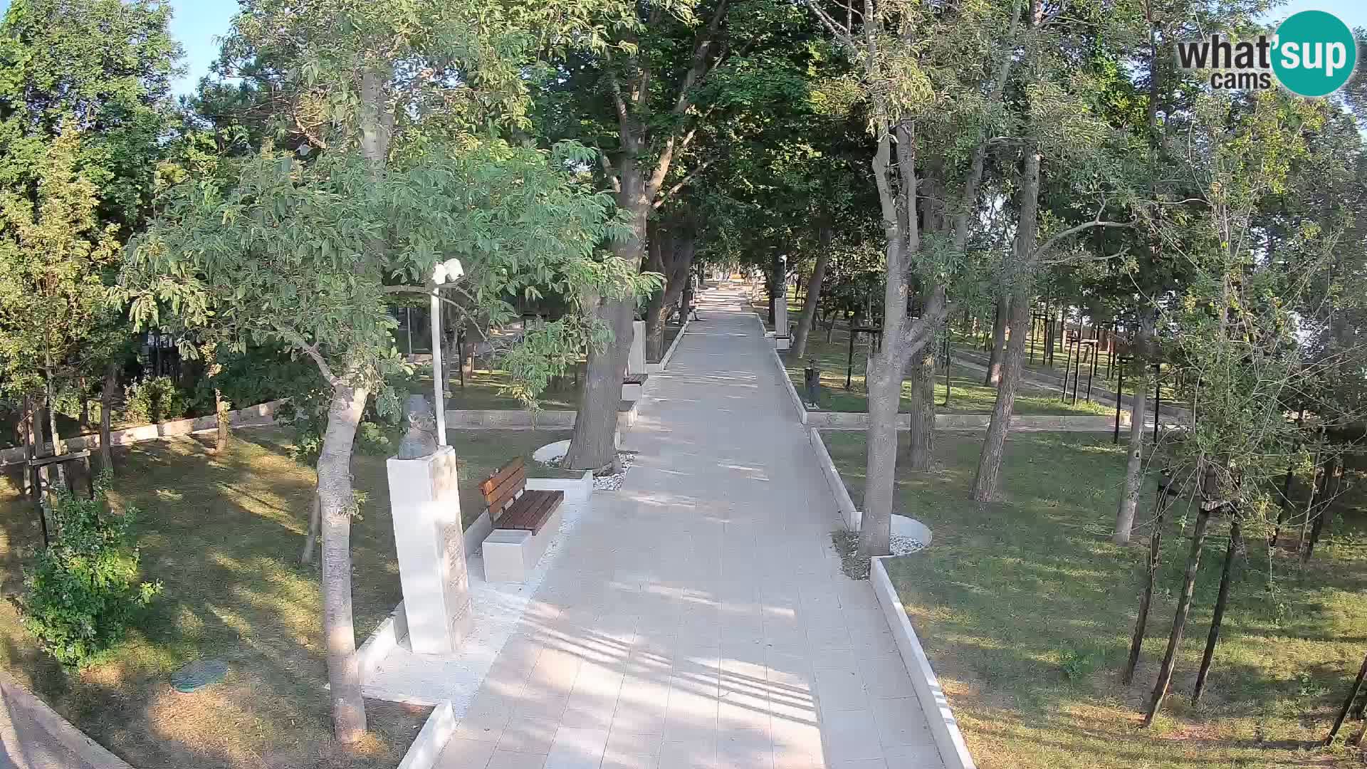 Writers’ Park Webcam Senj – Live by the Sea
