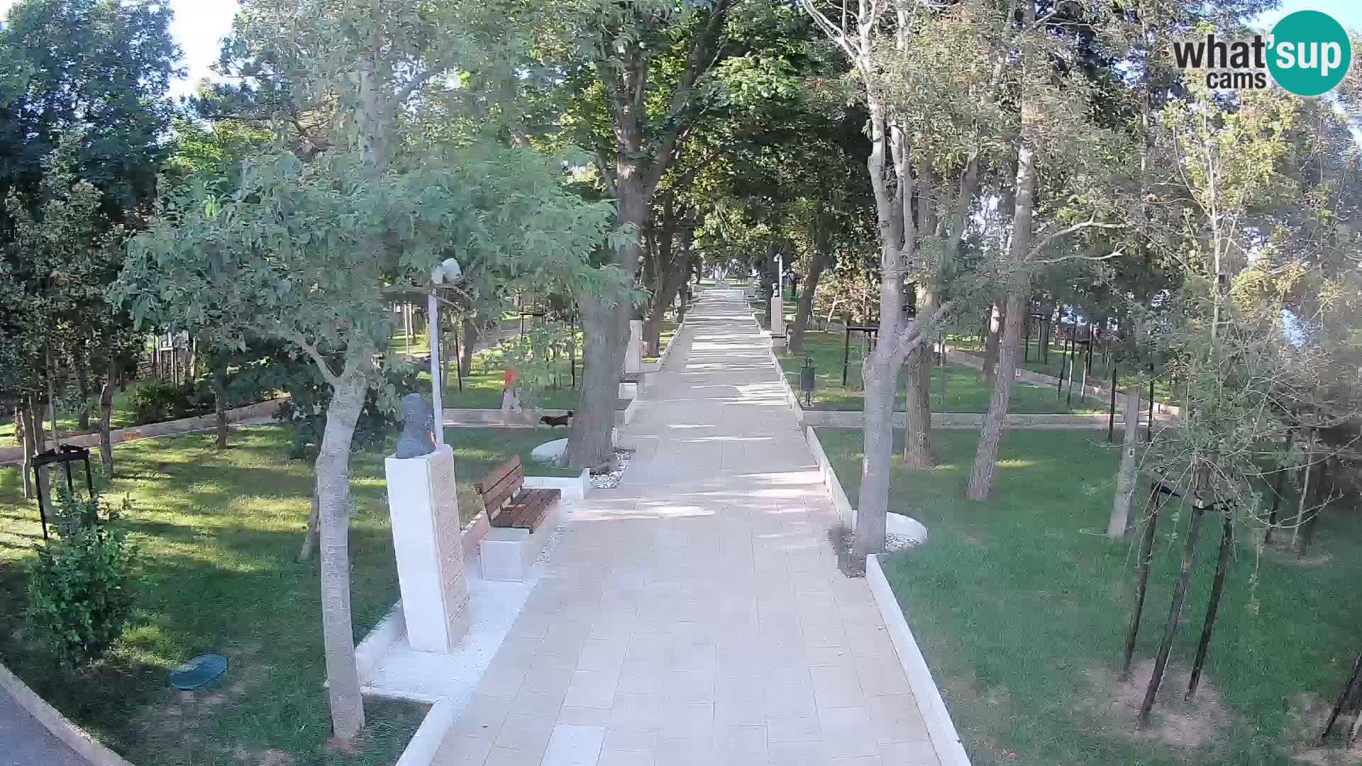Writers’ Park Webcam Senj – Live by the Sea