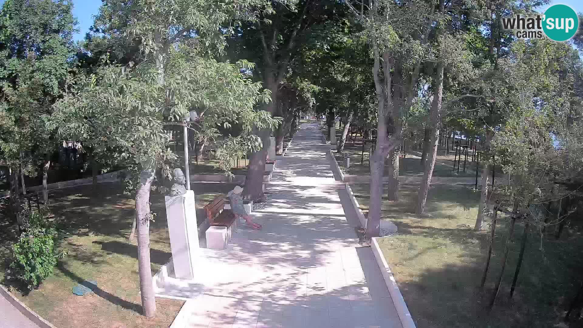 Writers’ Park Webcam Senj – Live by the Sea