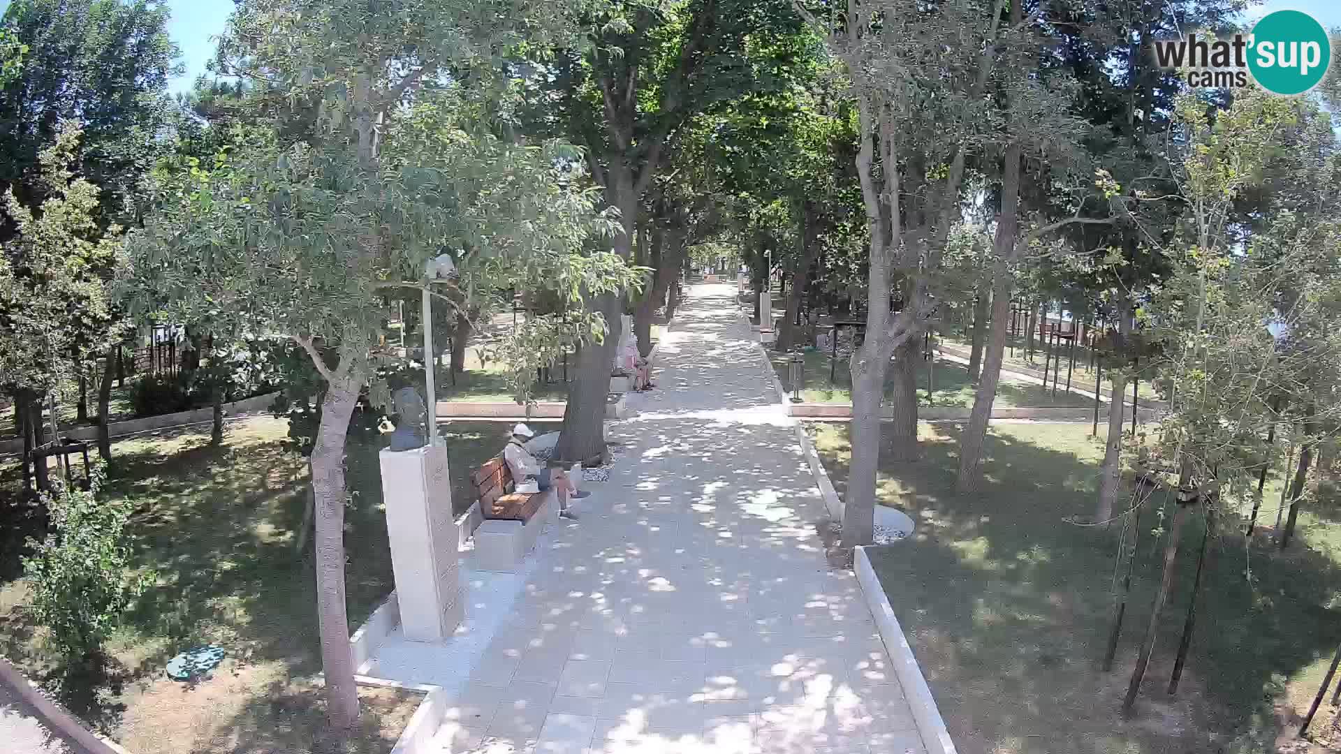Writers’ Park Webcam Senj – Live by the Sea
