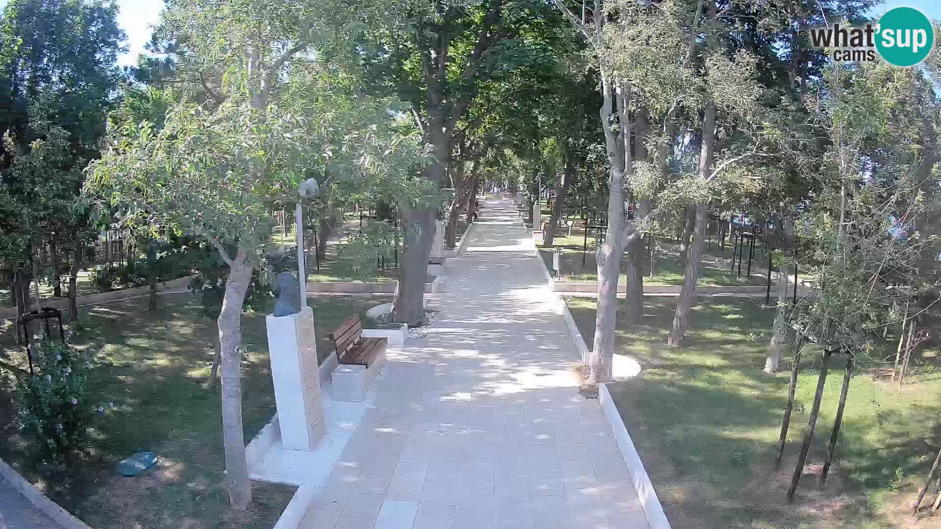 Writers’ Park Webcam Senj – Live by the Sea