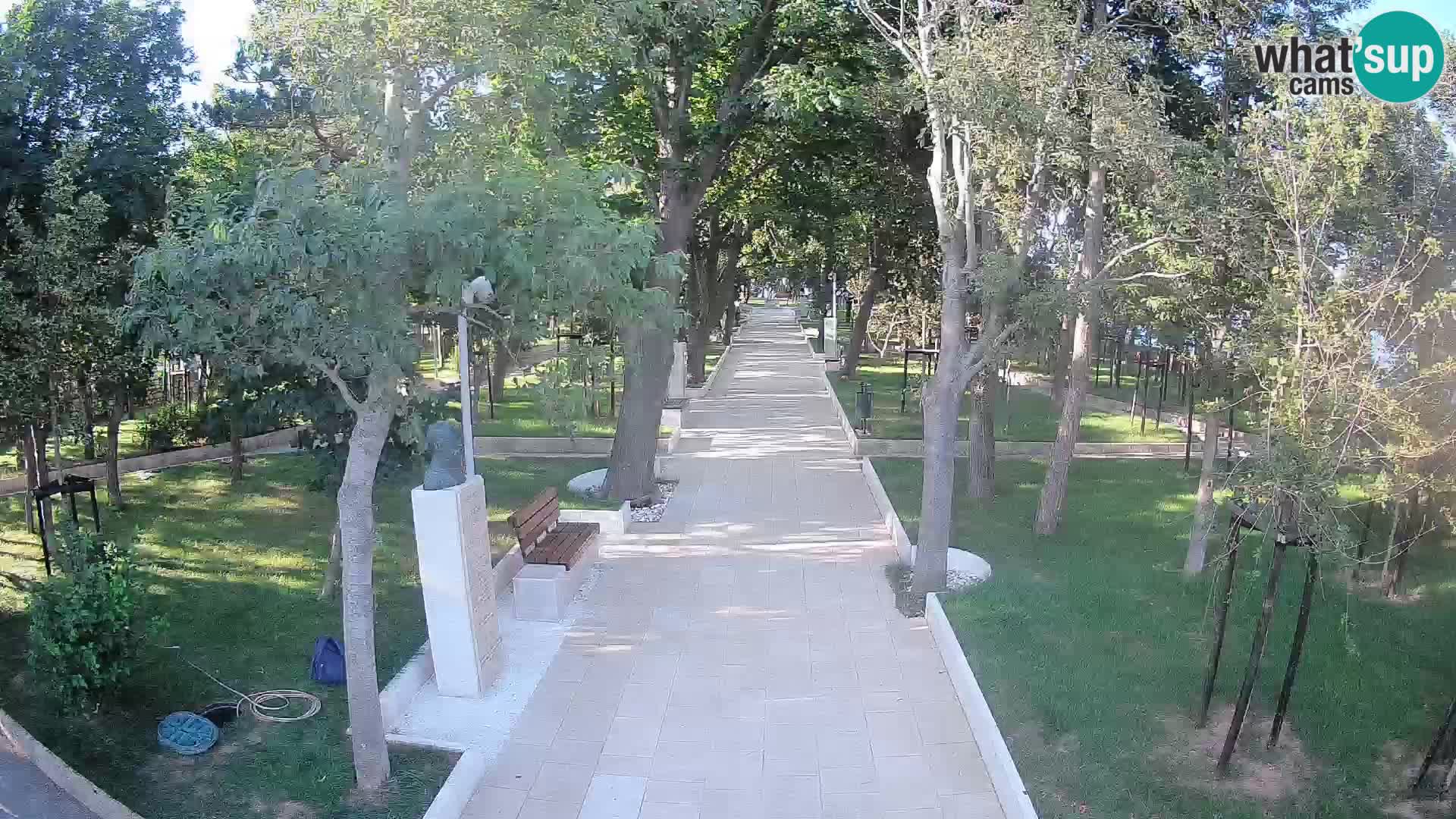 Webcam Schriftstellerpark Senj – Live am Meer