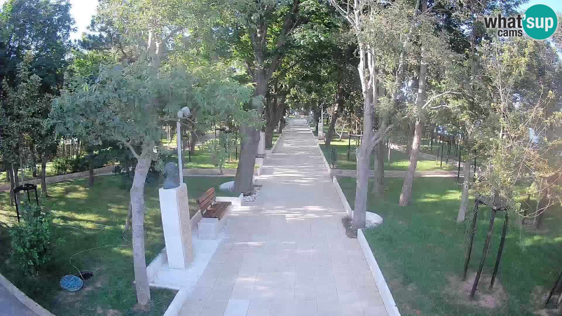 Writers’ Park Webcam Senj – Live by the Sea