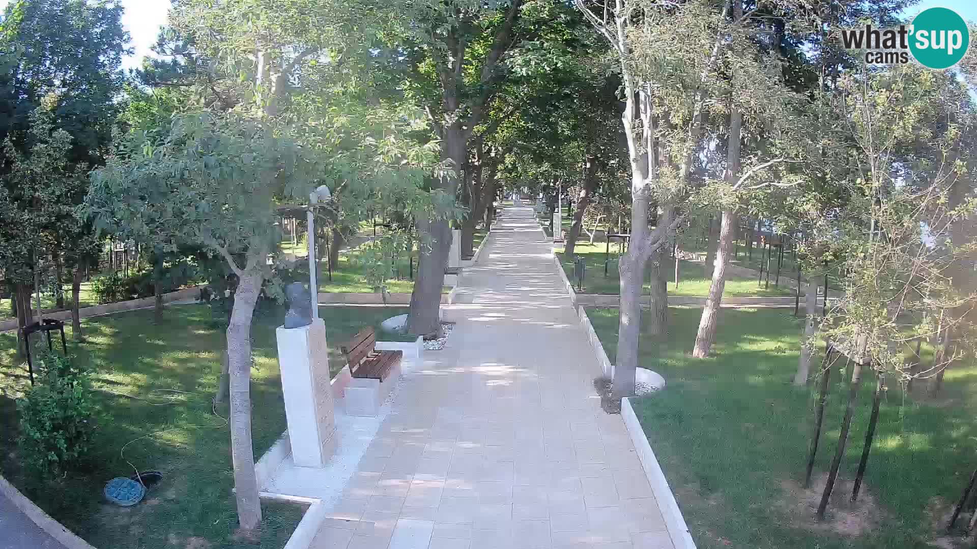 Writers’ Park Webcam Senj – Live by the Sea