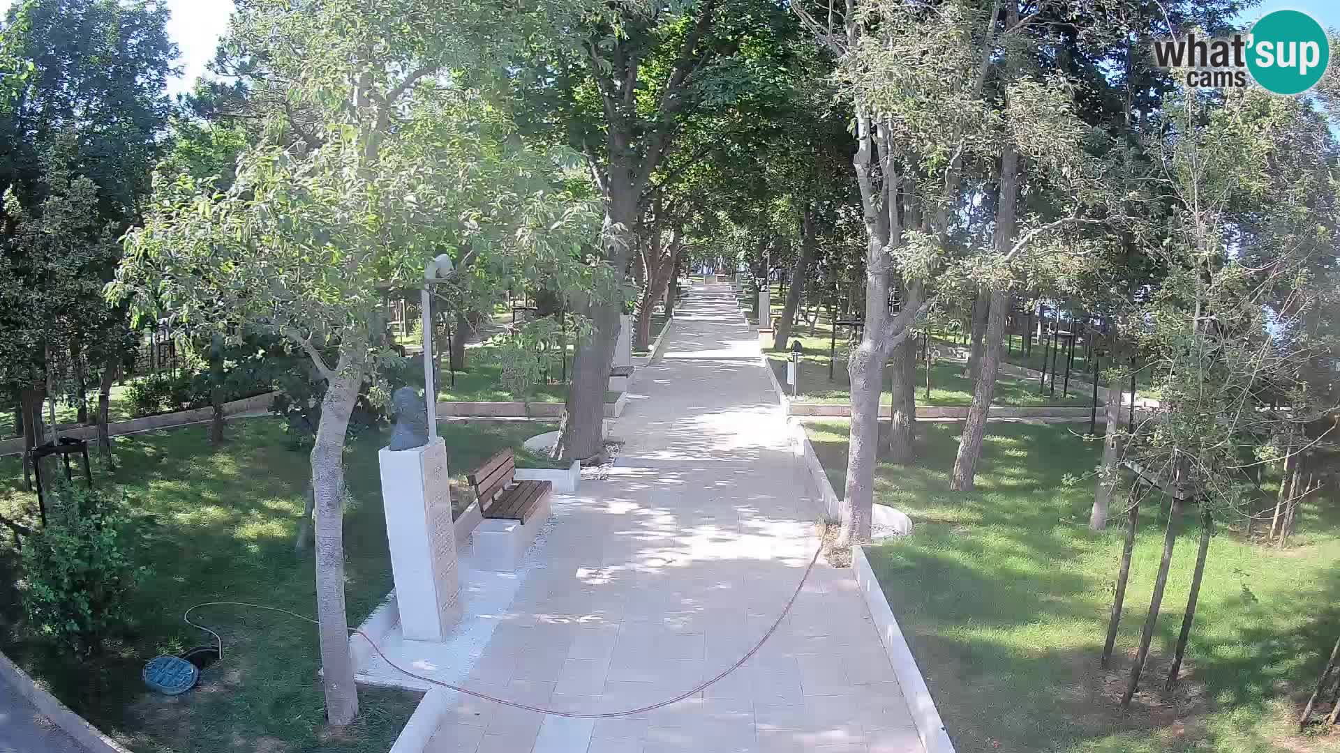 Writers’ Park Webcam Senj – Live by the Sea
