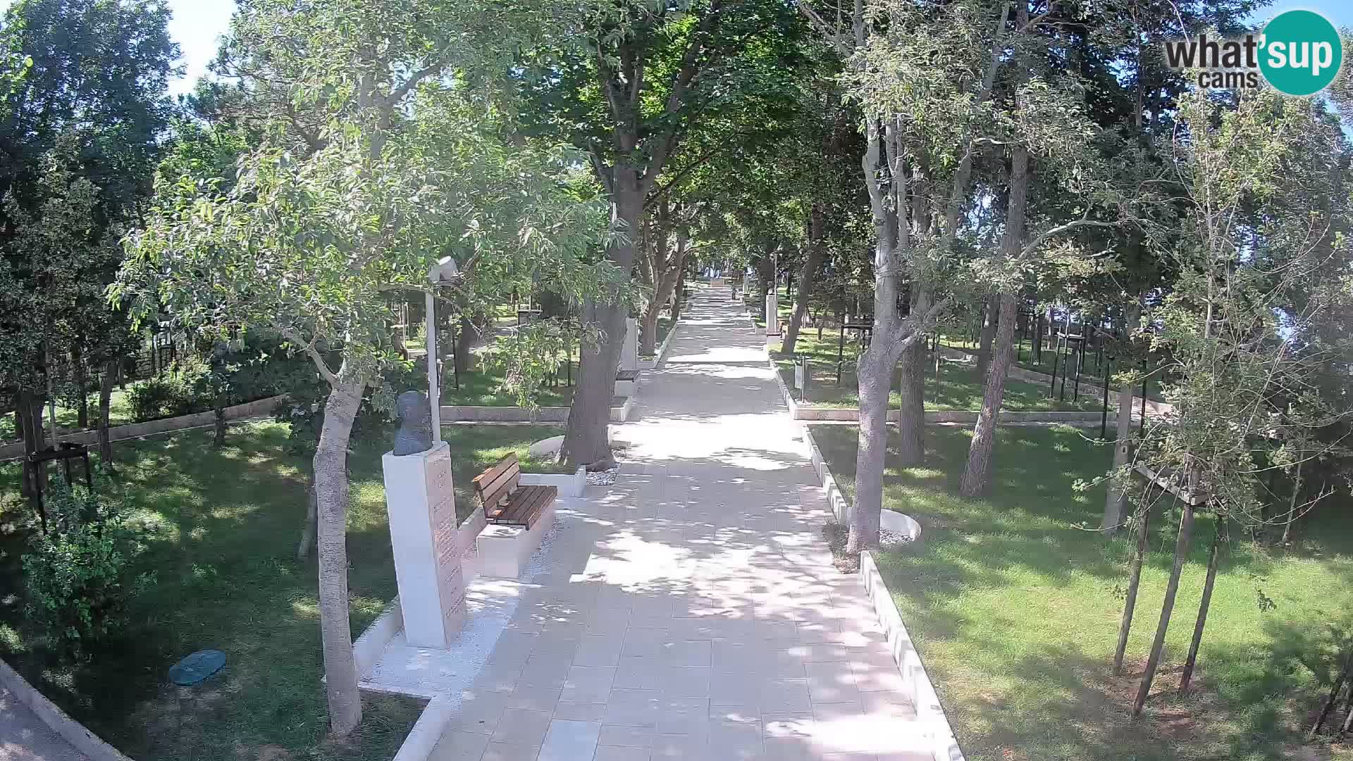 Writers’ Park Webcam Senj – Live by the Sea