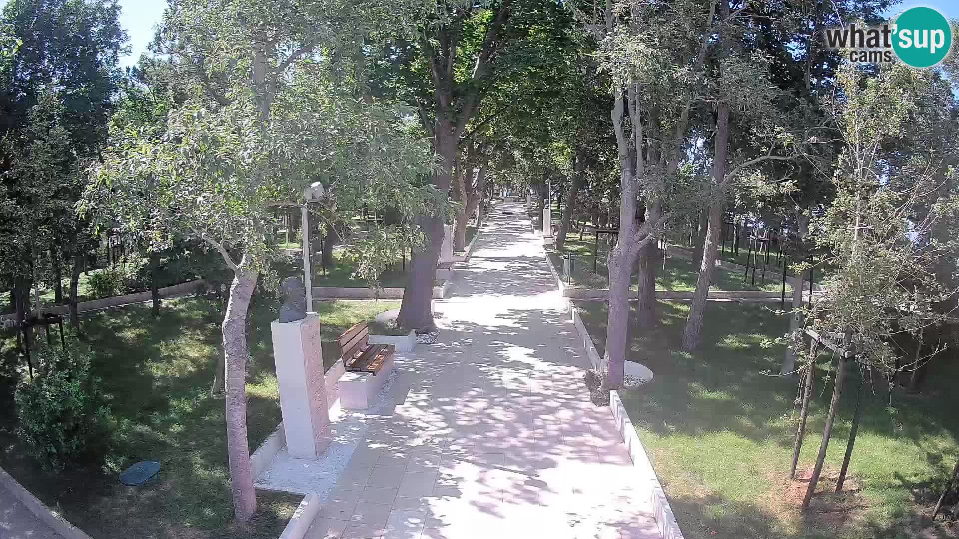 Writers’ Park Webcam Senj – Live by the Sea