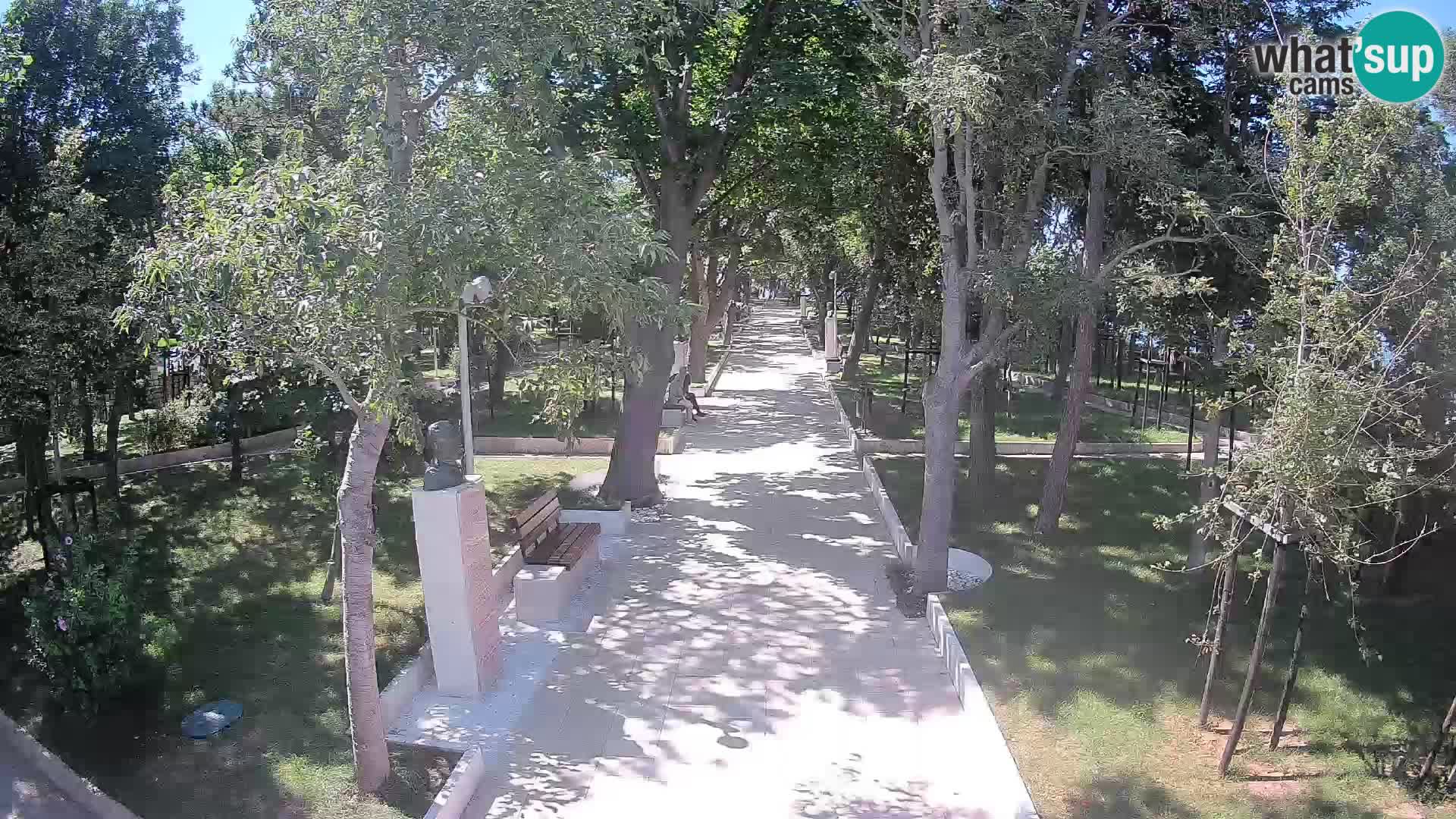 Writers’ Park Webcam Senj – Live by the Sea