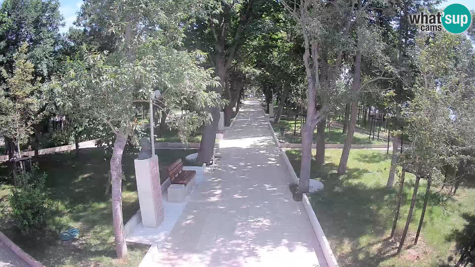 Writers’ Park Webcam Senj – Live by the Sea