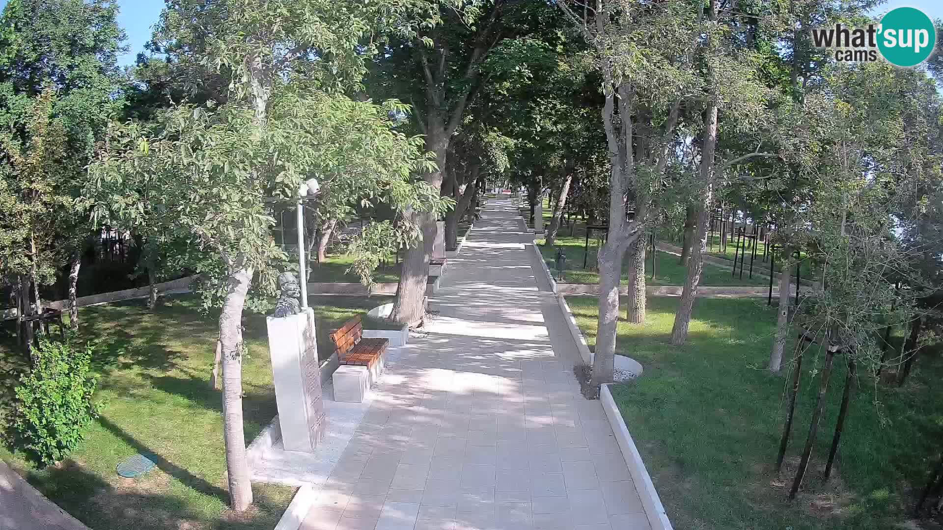 Writers’ Park Webcam Senj – Live by the Sea