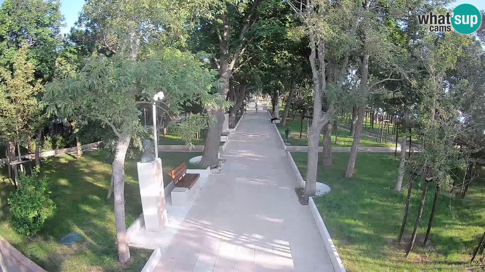 Writers’ Park Webcam Senj – Live by the Sea
