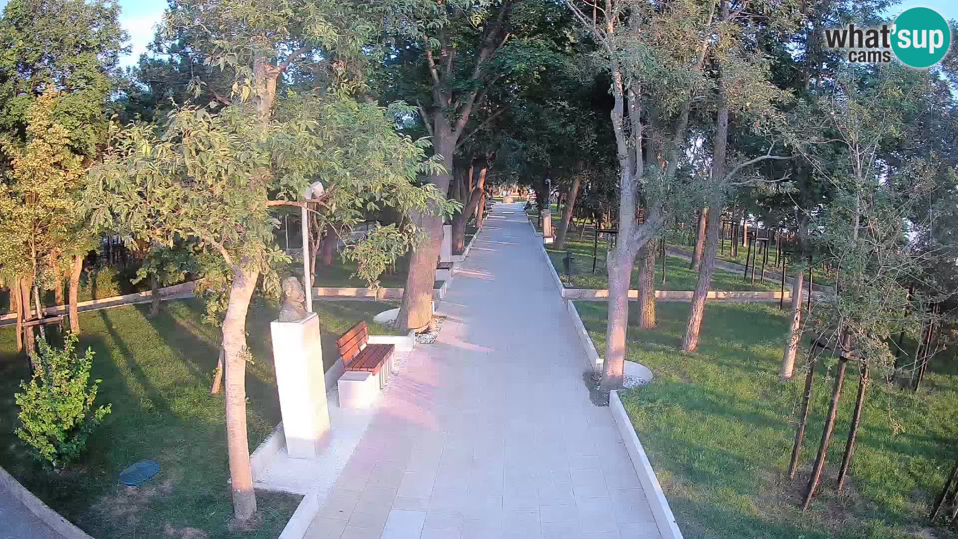 Writers’ Park Webcam Senj – Live by the Sea
