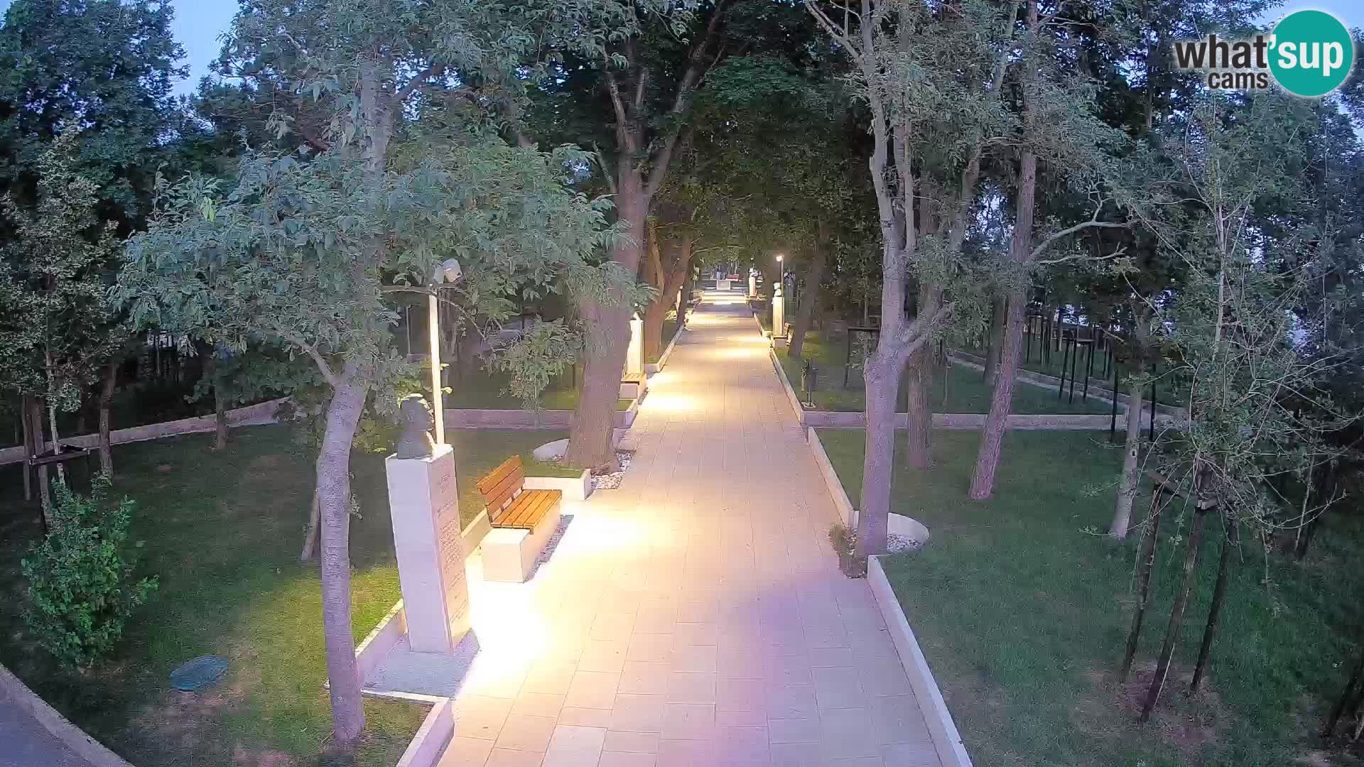 Writers’ Park Webcam Senj – Live by the Sea