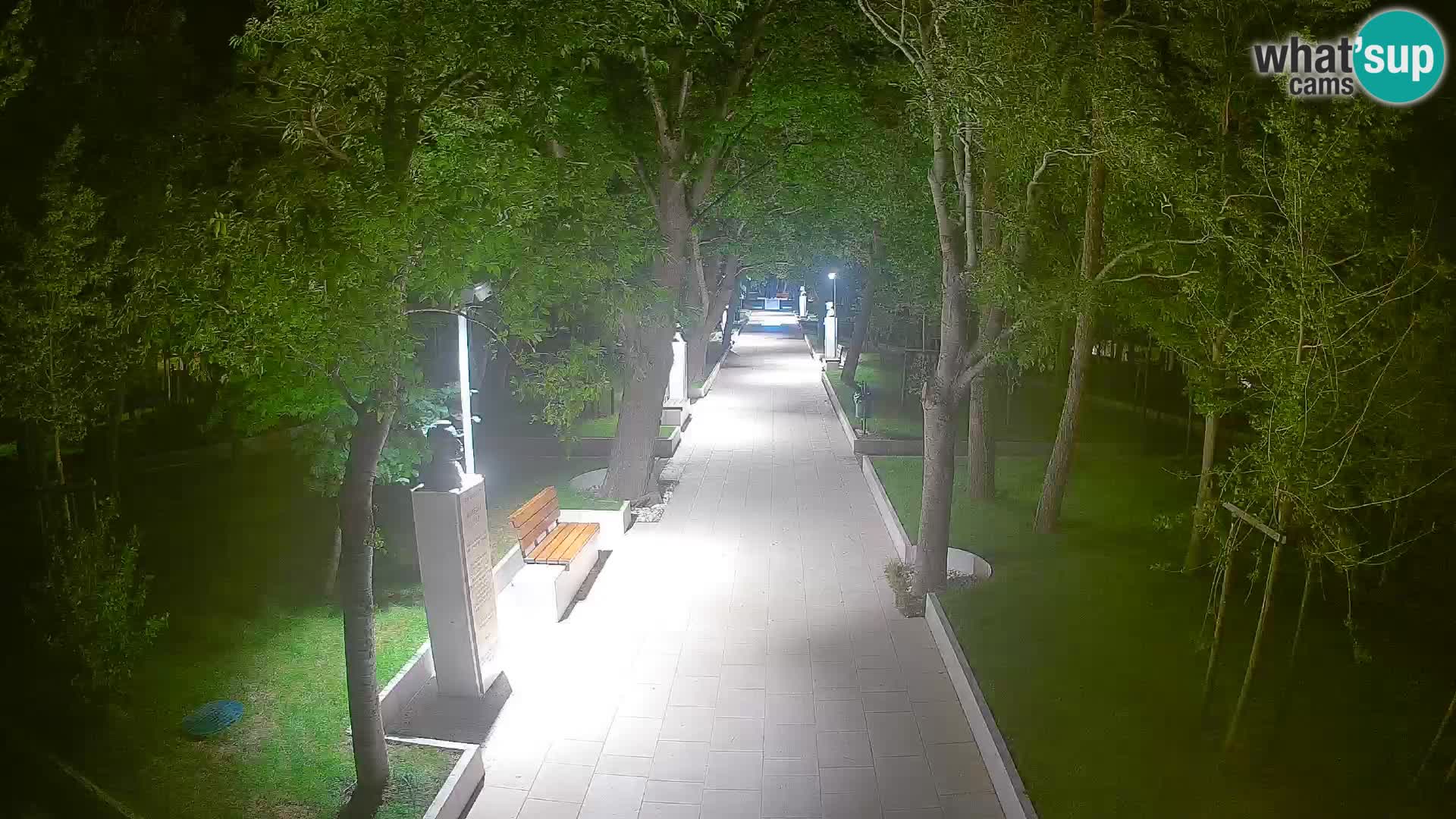 Writers’ Park Webcam Senj – Live by the Sea