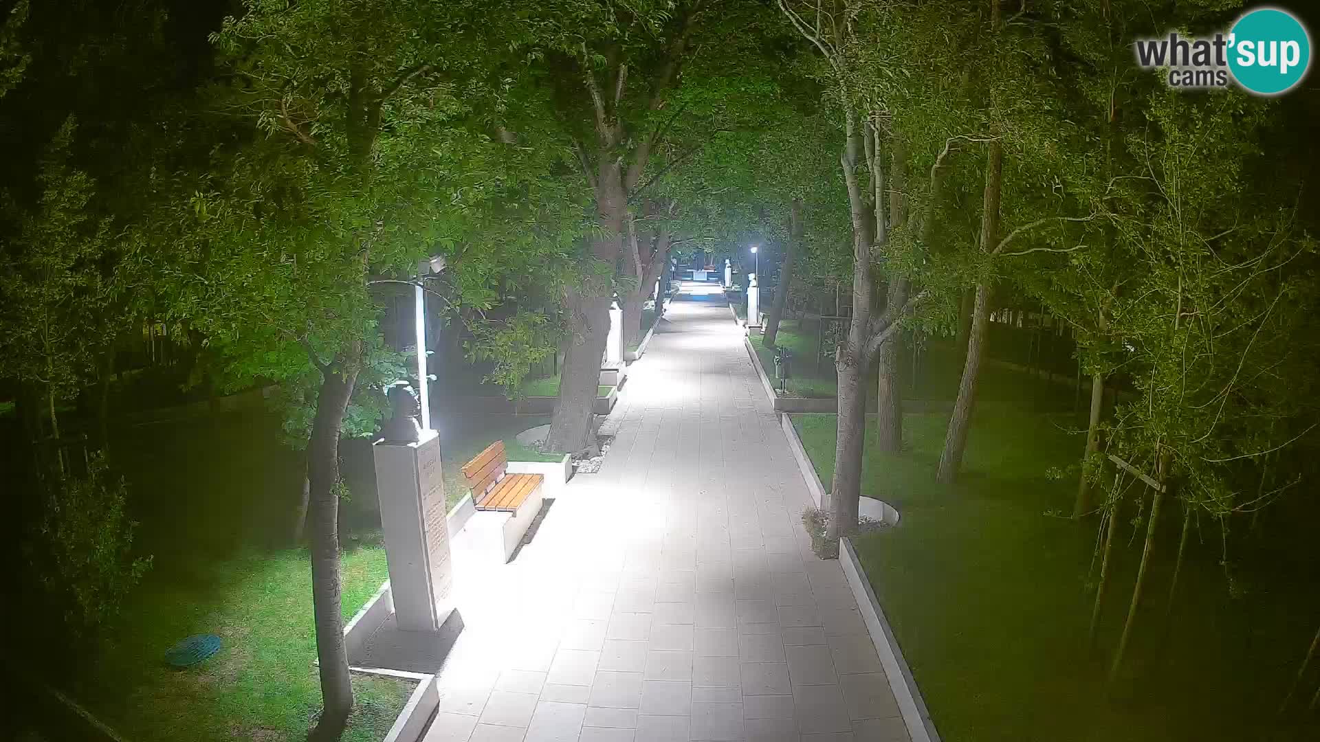 Writers’ Park Webcam Senj – Live by the Sea