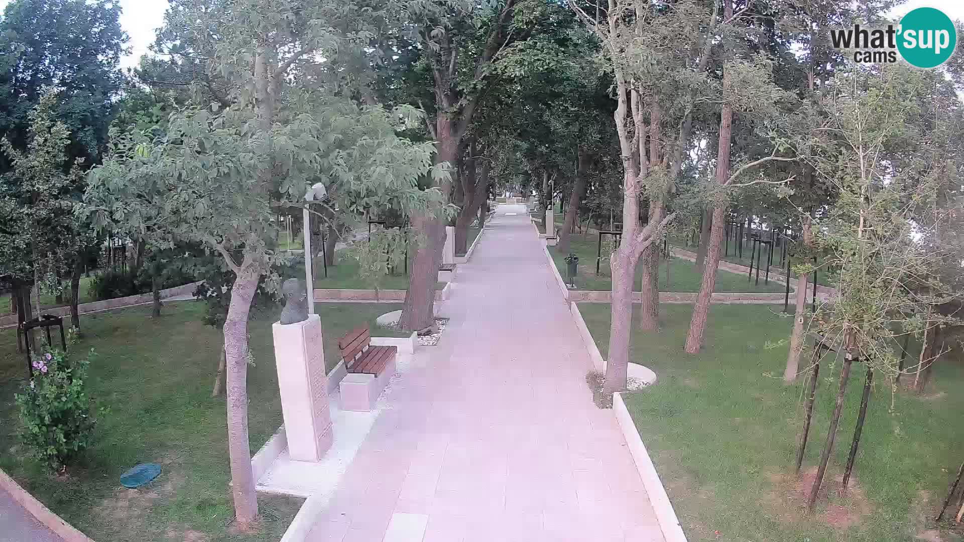 Writers’ Park Webcam Senj – Live by the Sea