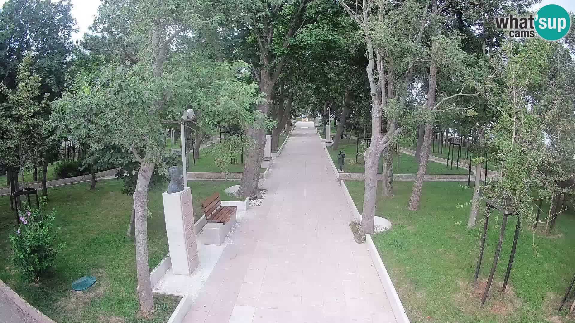 Writers’ Park Webcam Senj – Live by the Sea