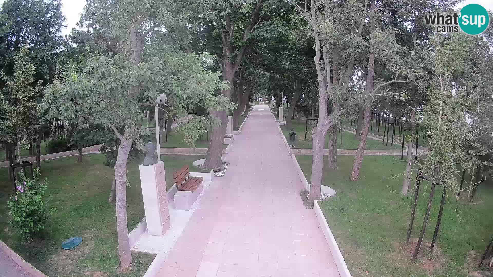 Writers’ Park Webcam Senj – Live by the Sea