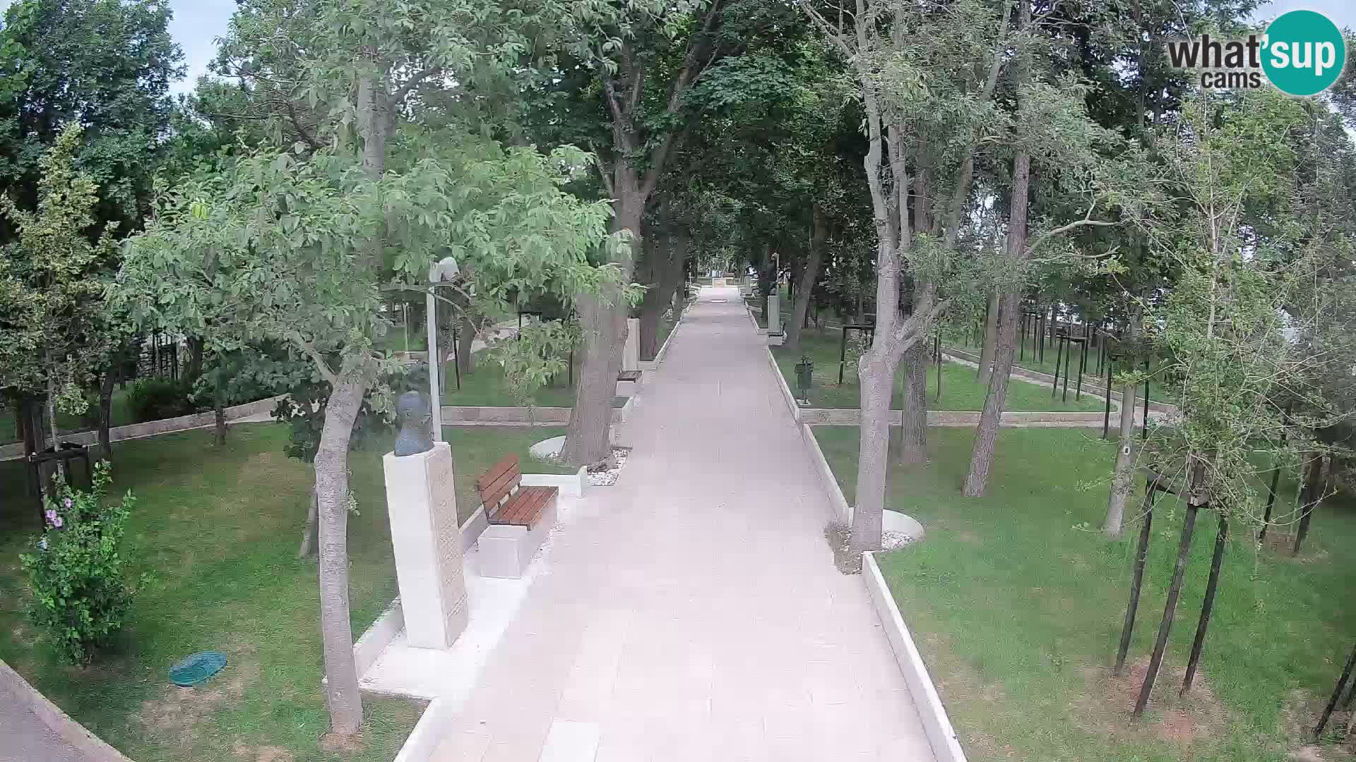Writers’ Park Webcam Senj – Live by the Sea