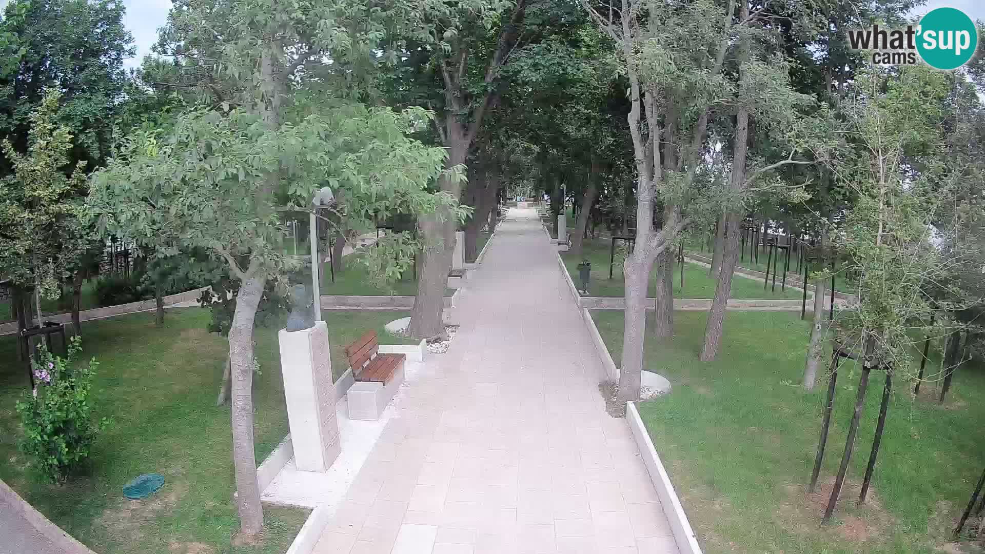 Writers’ Park Webcam Senj – Live by the Sea