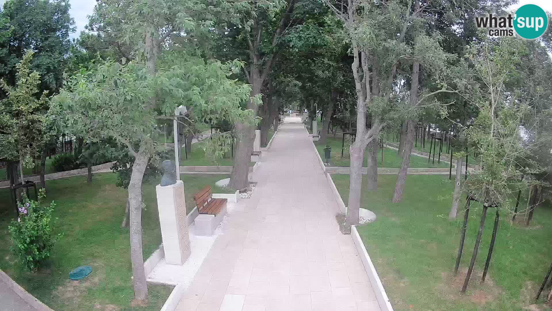 Writers’ Park Webcam Senj – Live by the Sea
