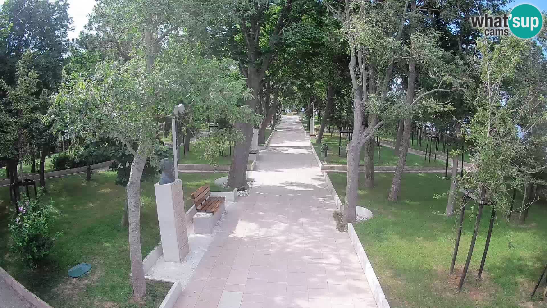 Webcam Schriftstellerpark Senj – Live am Meer