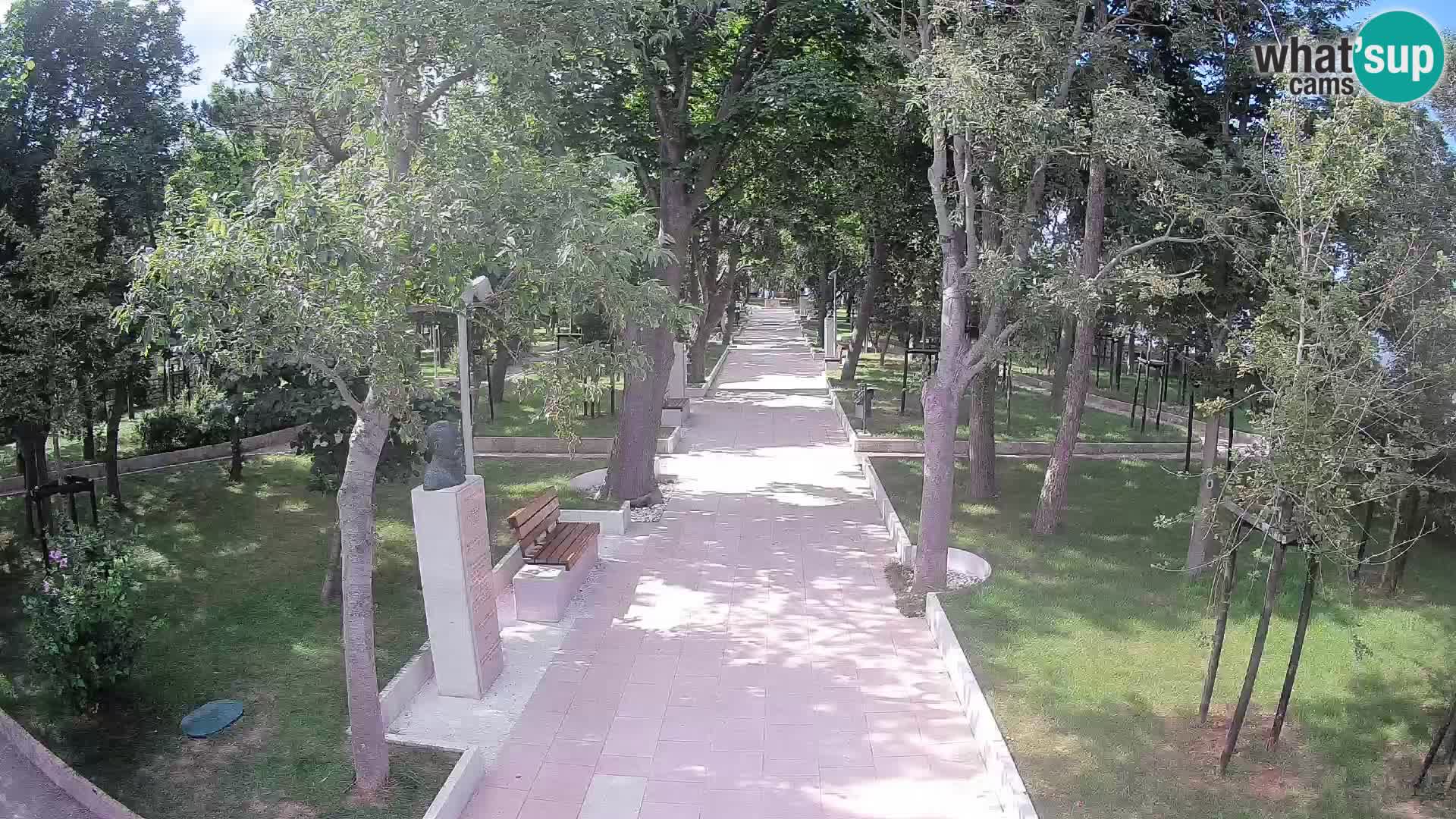 Writers’ Park Webcam Senj – Live by the Sea