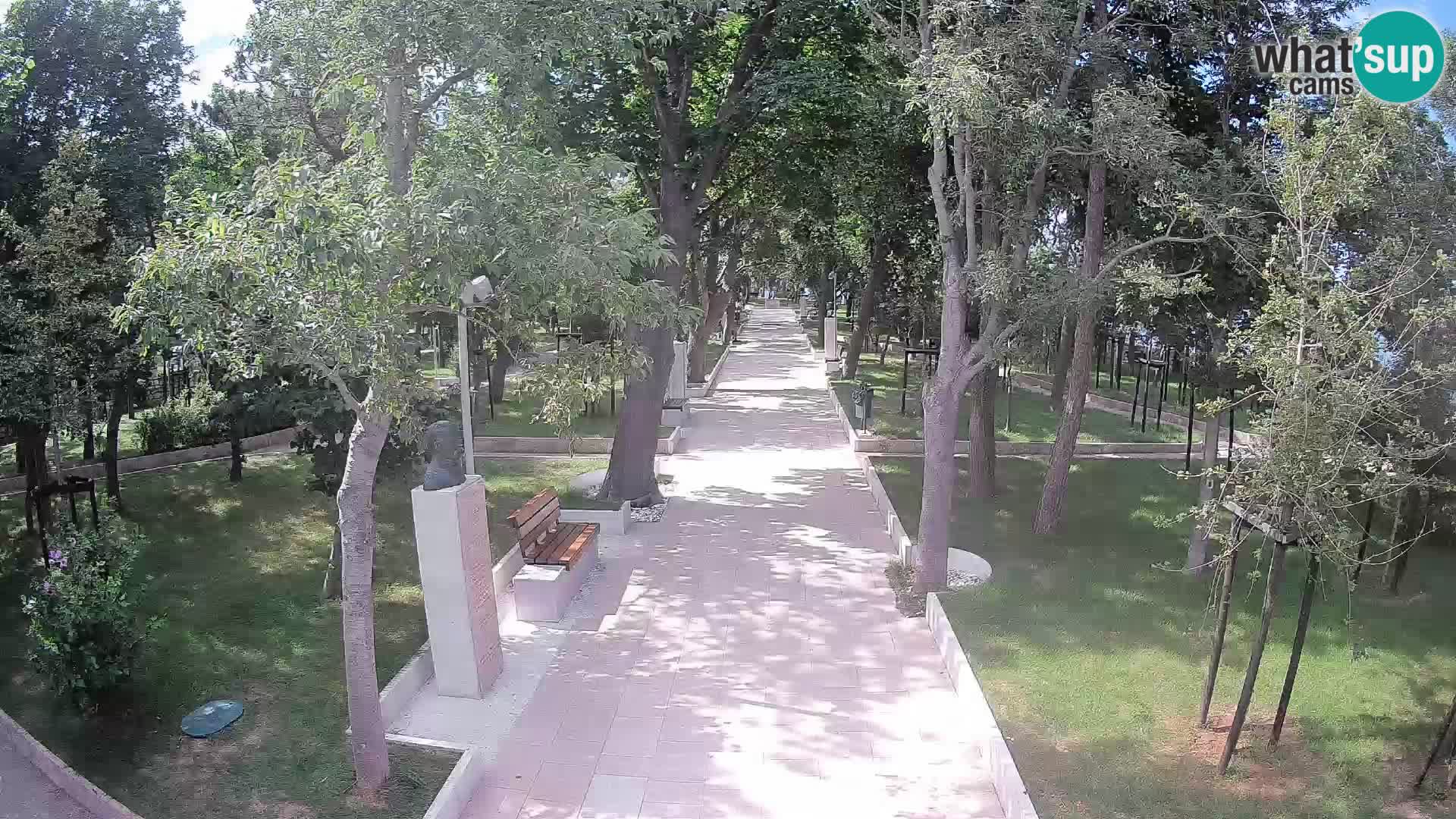 Writers’ Park Webcam Senj – Live by the Sea
