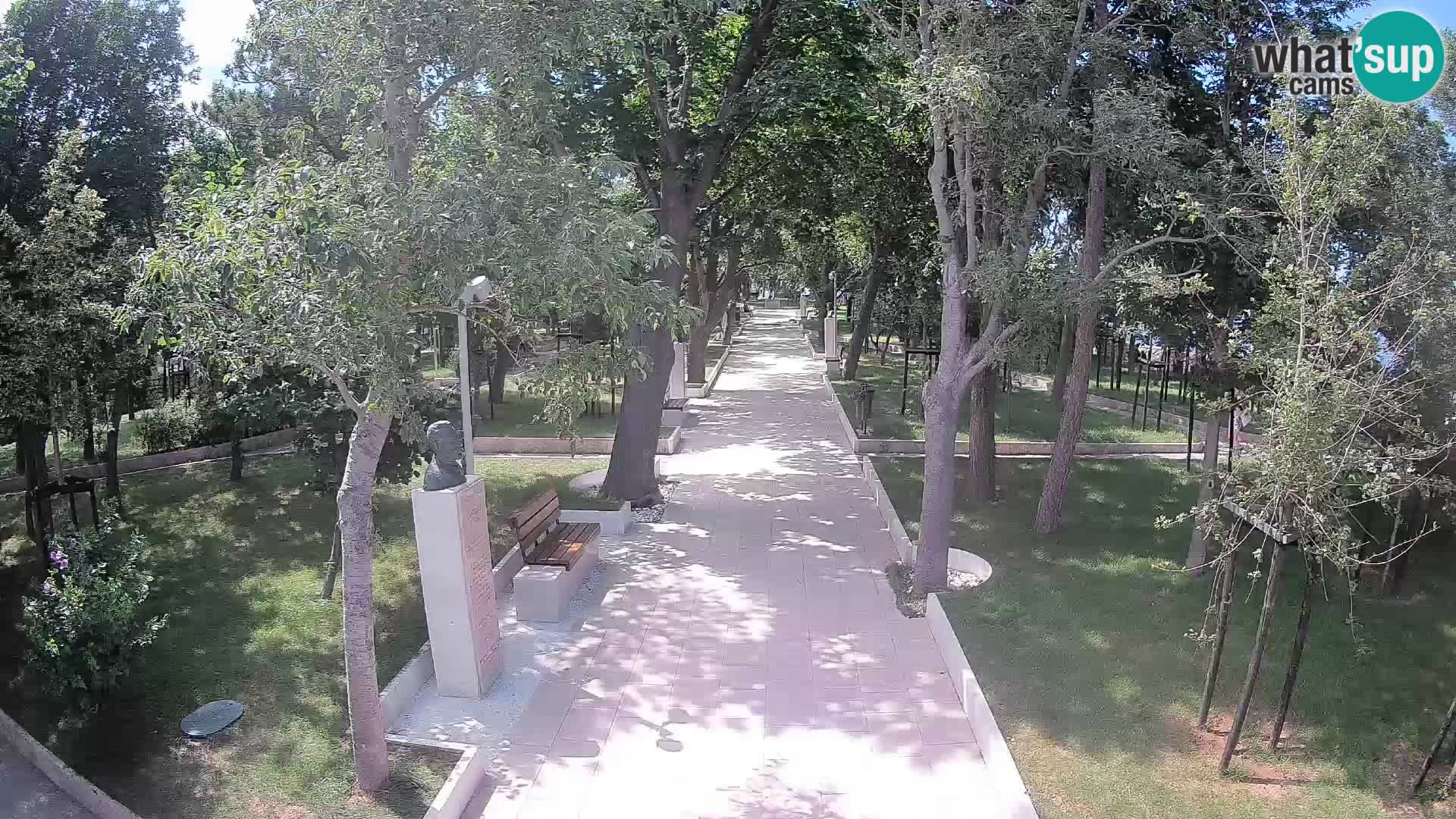 Writers’ Park Webcam Senj – Live by the Sea