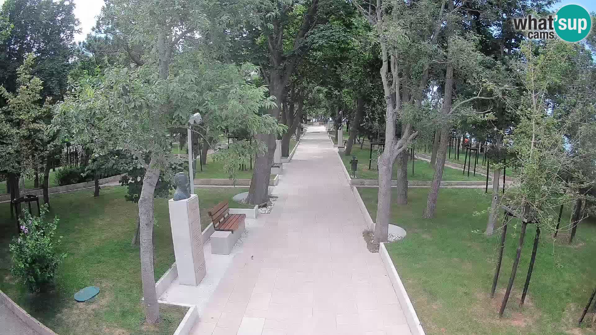 Writers’ Park Webcam Senj – Live by the Sea