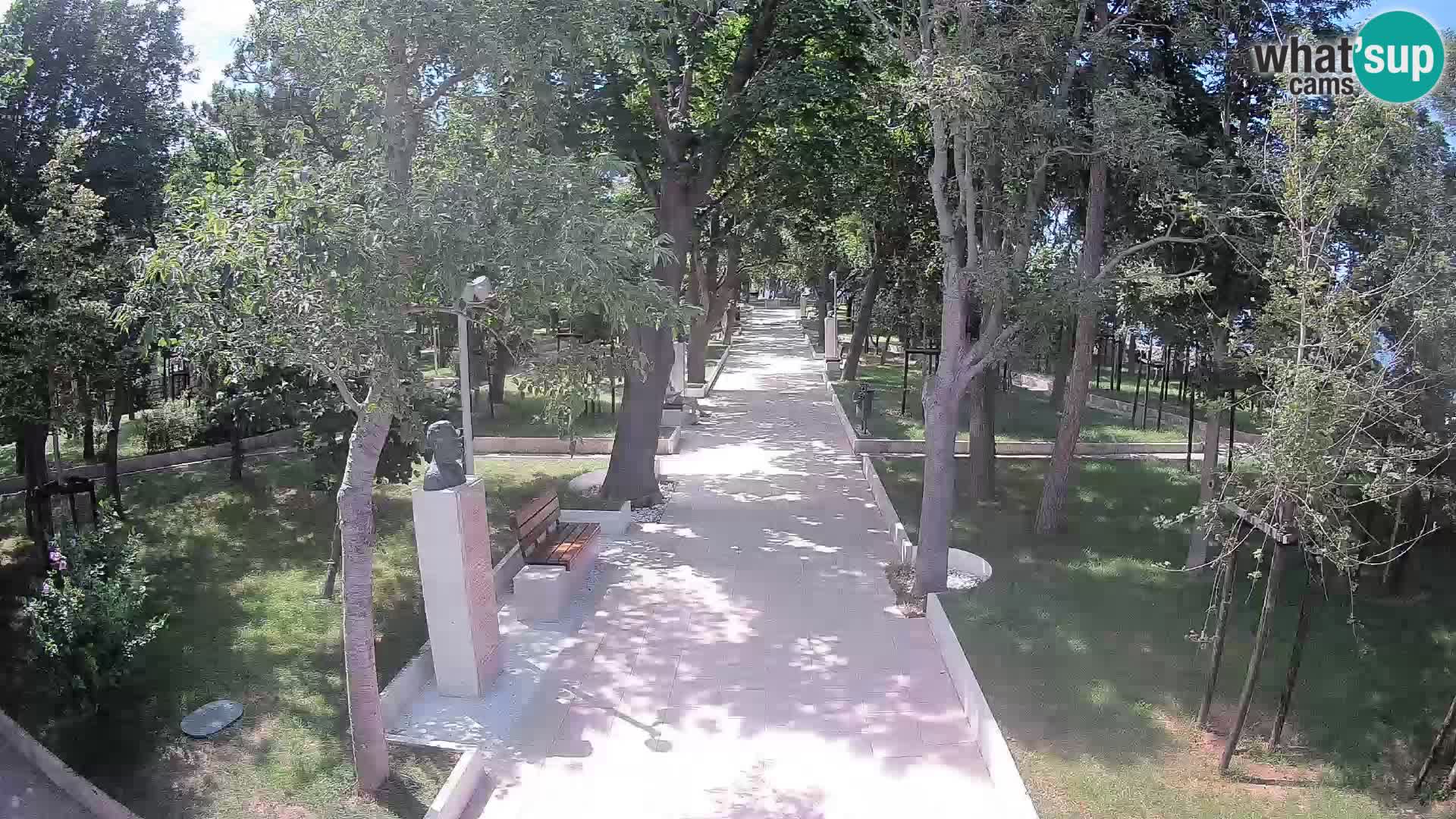 Writers’ Park Webcam Senj – Live by the Sea