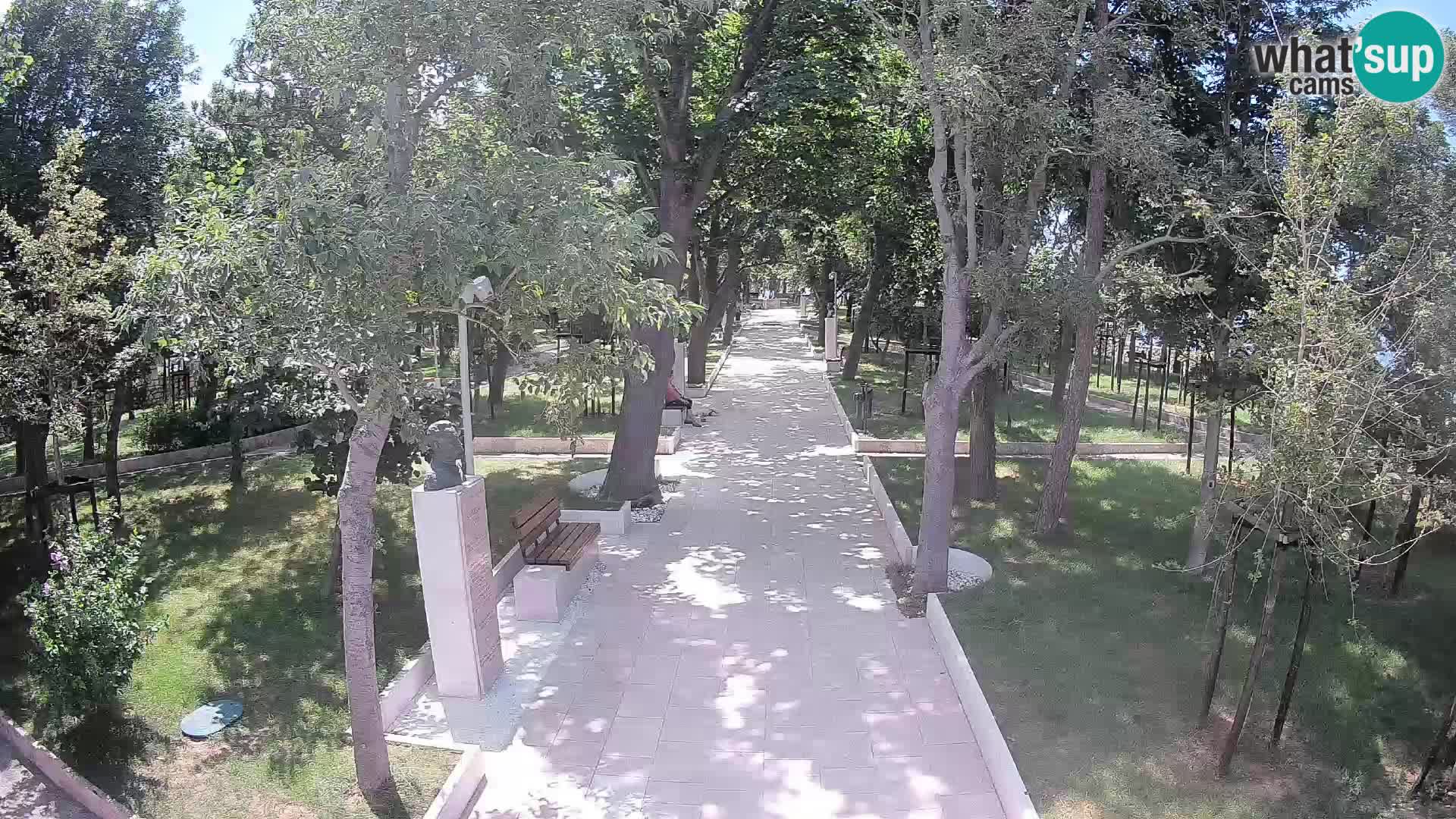 Writers’ Park Webcam Senj – Live by the Sea