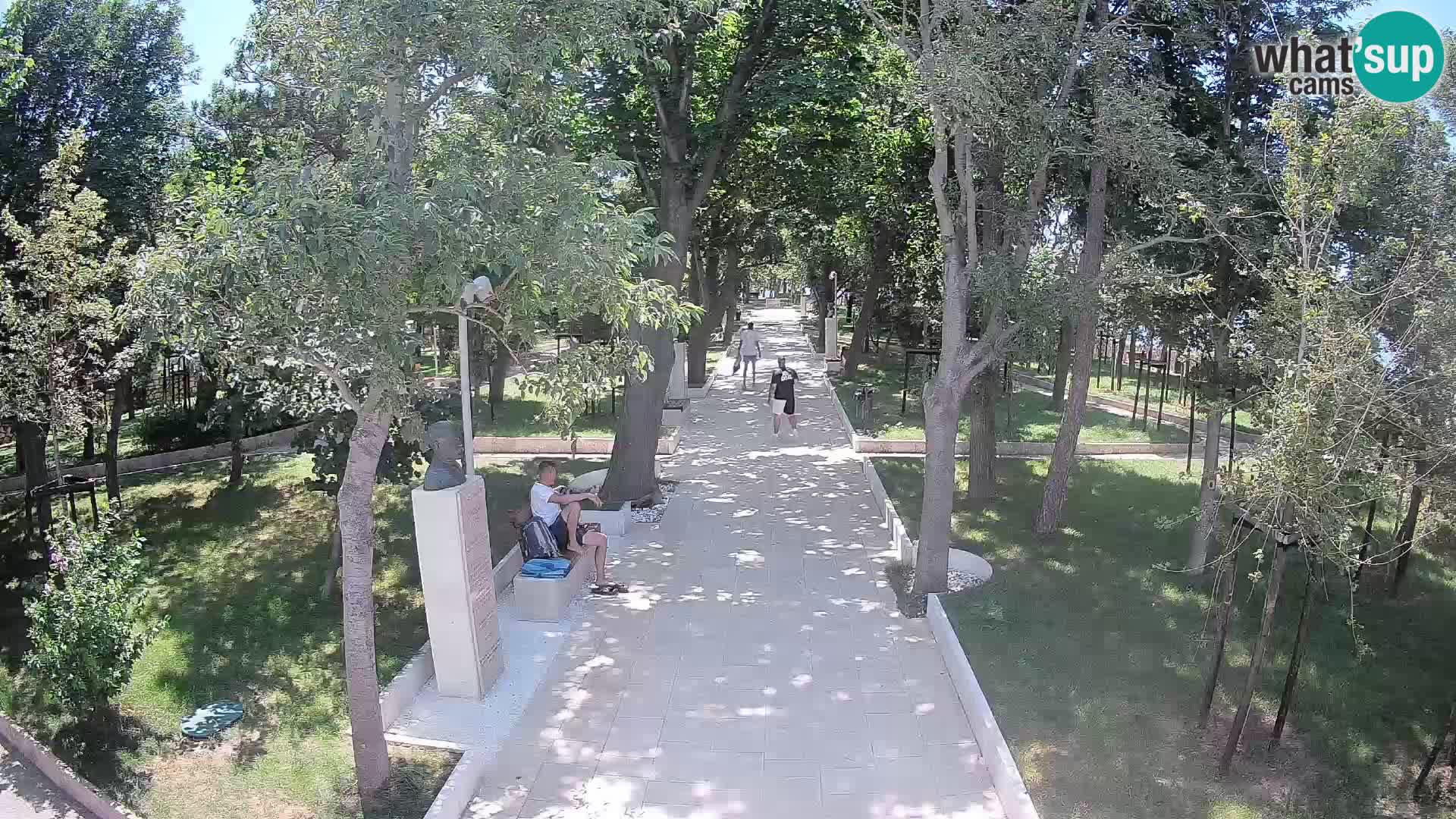 Writers’ Park Webcam Senj – Live by the Sea