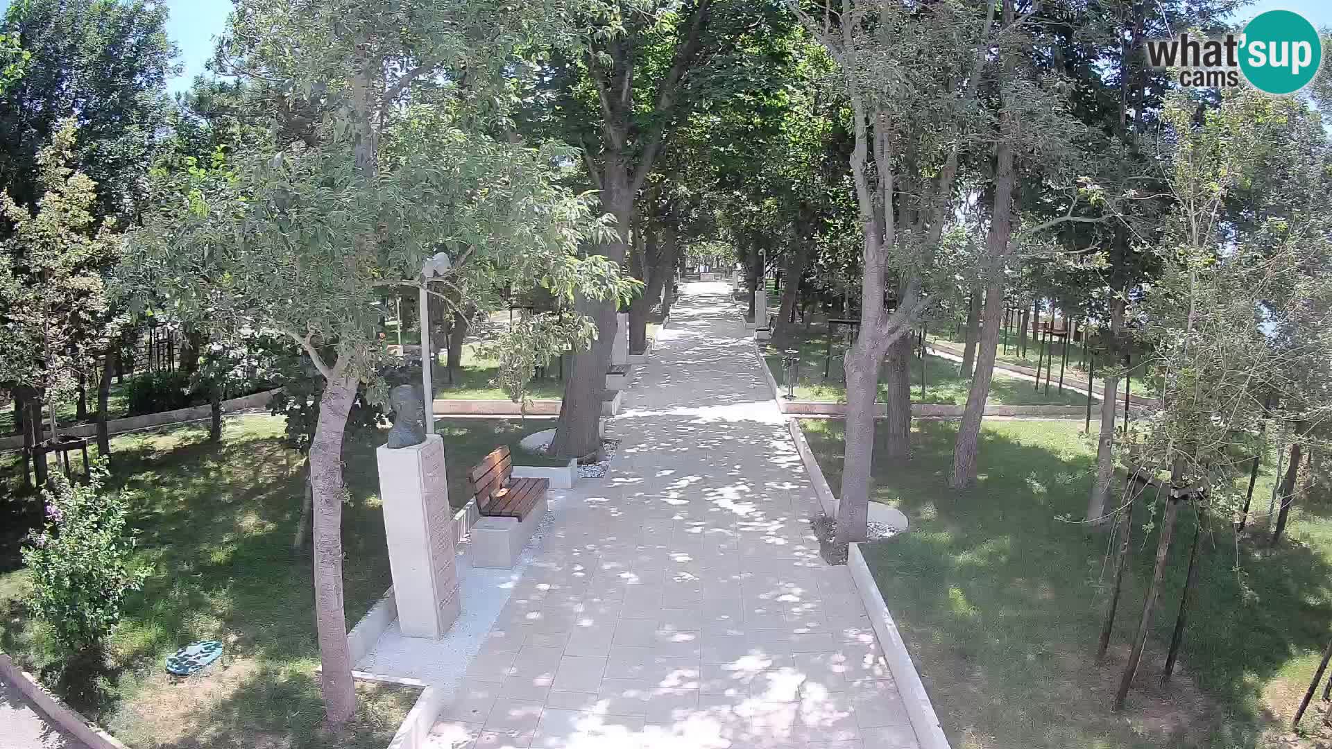 Writers’ Park Webcam Senj – Live by the Sea