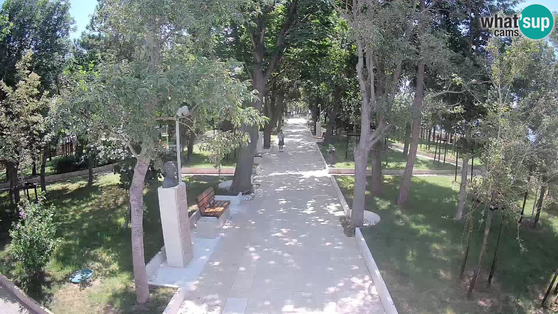 Writers’ Park Webcam Senj – Live by the Sea