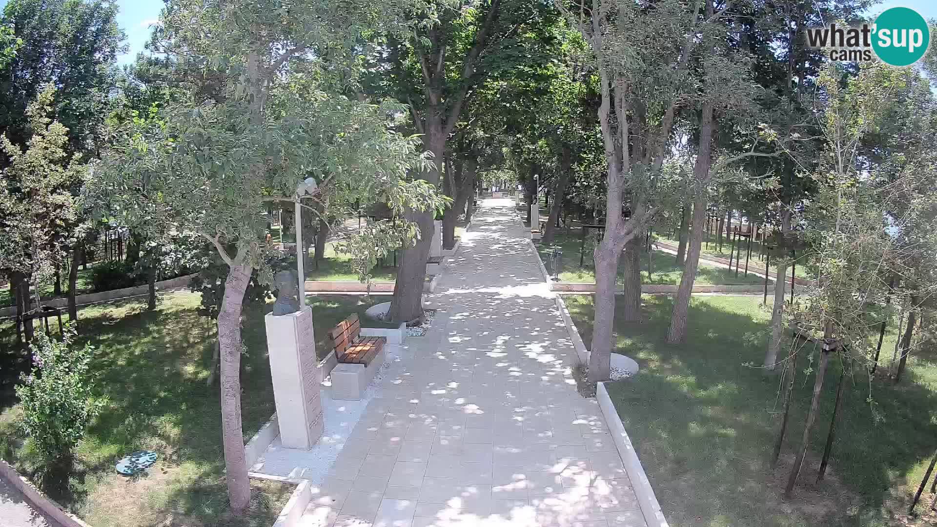 Writers’ Park Webcam Senj – Live by the Sea