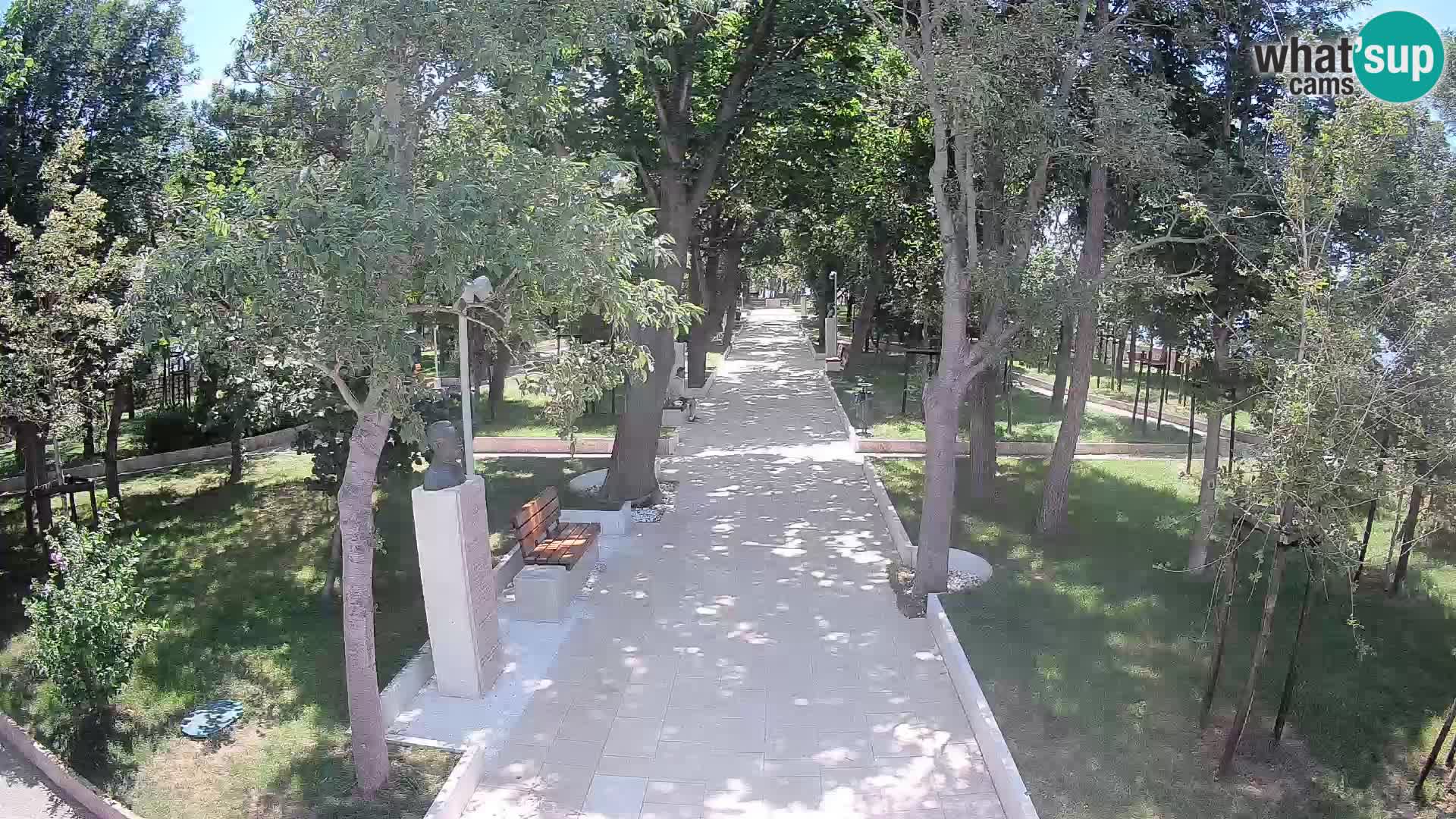 Writers’ Park Webcam Senj – Live by the Sea