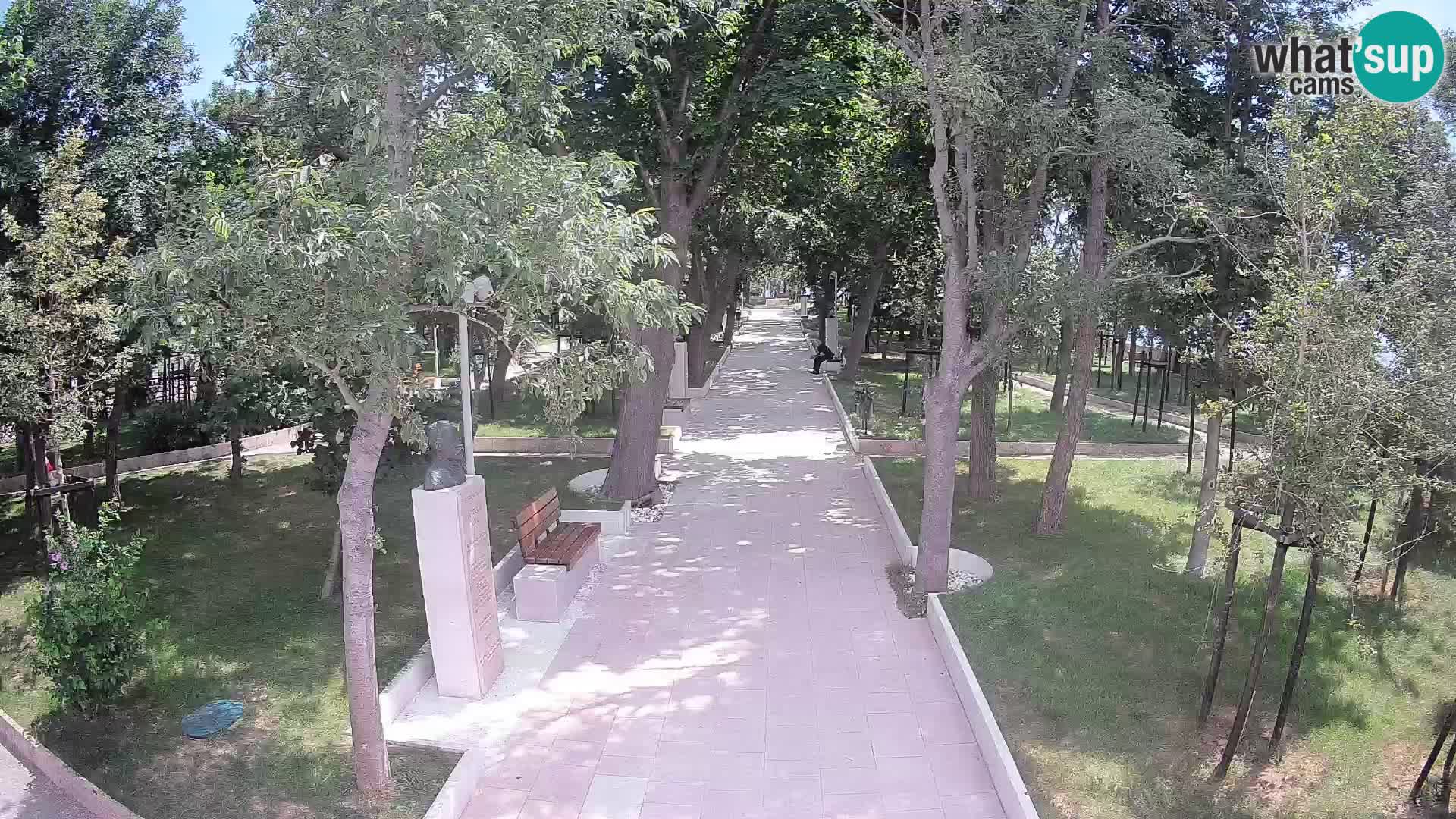 Writers’ Park Webcam Senj – Live by the Sea