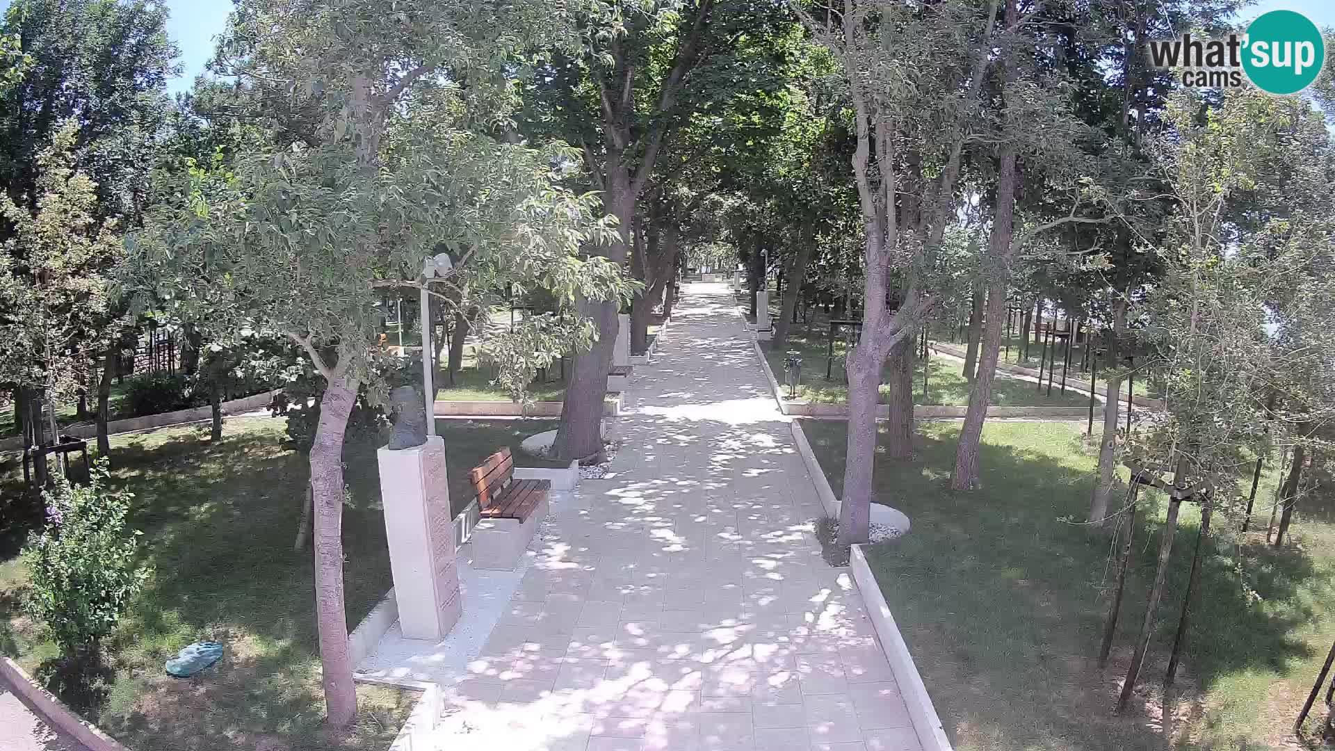 Writers’ Park Webcam Senj – Live by the Sea