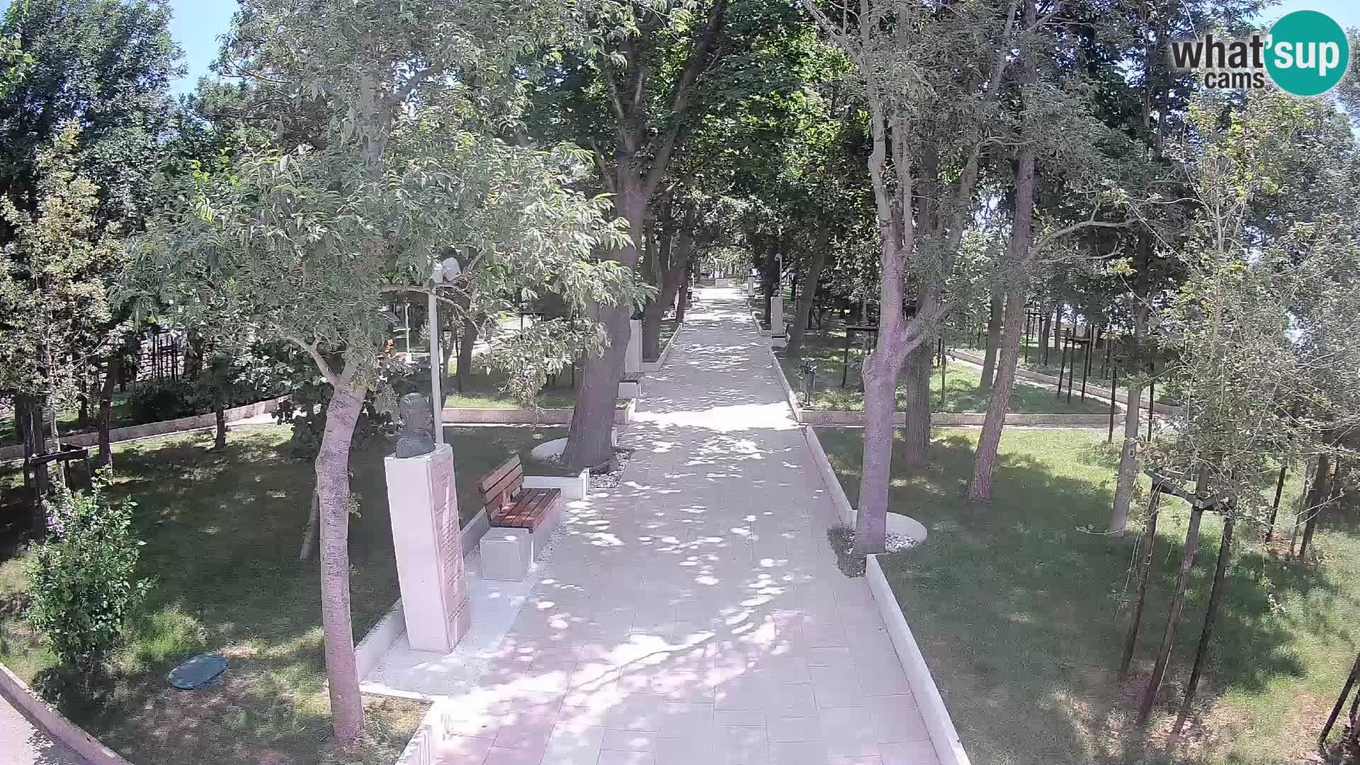 Writers’ Park Webcam Senj – Live by the Sea