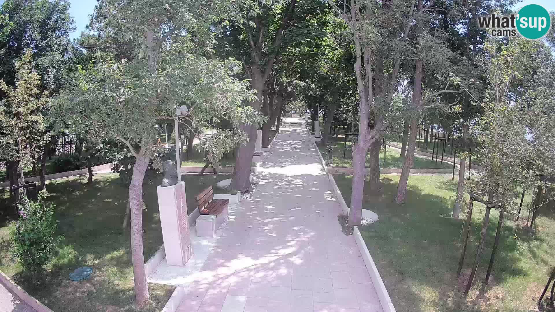 Writers’ Park Webcam Senj – Live by the Sea